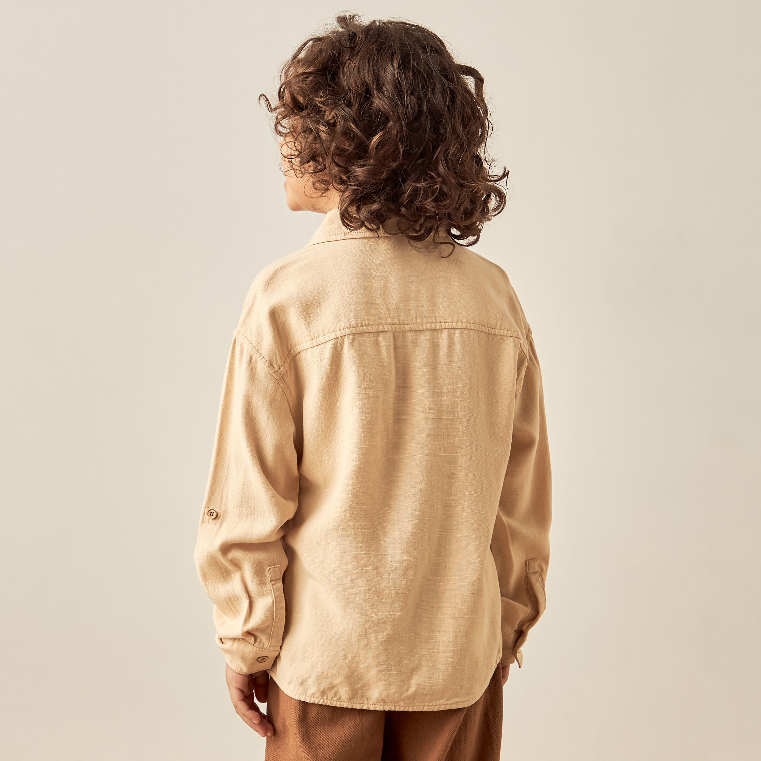 قميص سادة بأكمام طويلة وجيب على الصدر من إليجو-boys-clothing-shirts-image-3