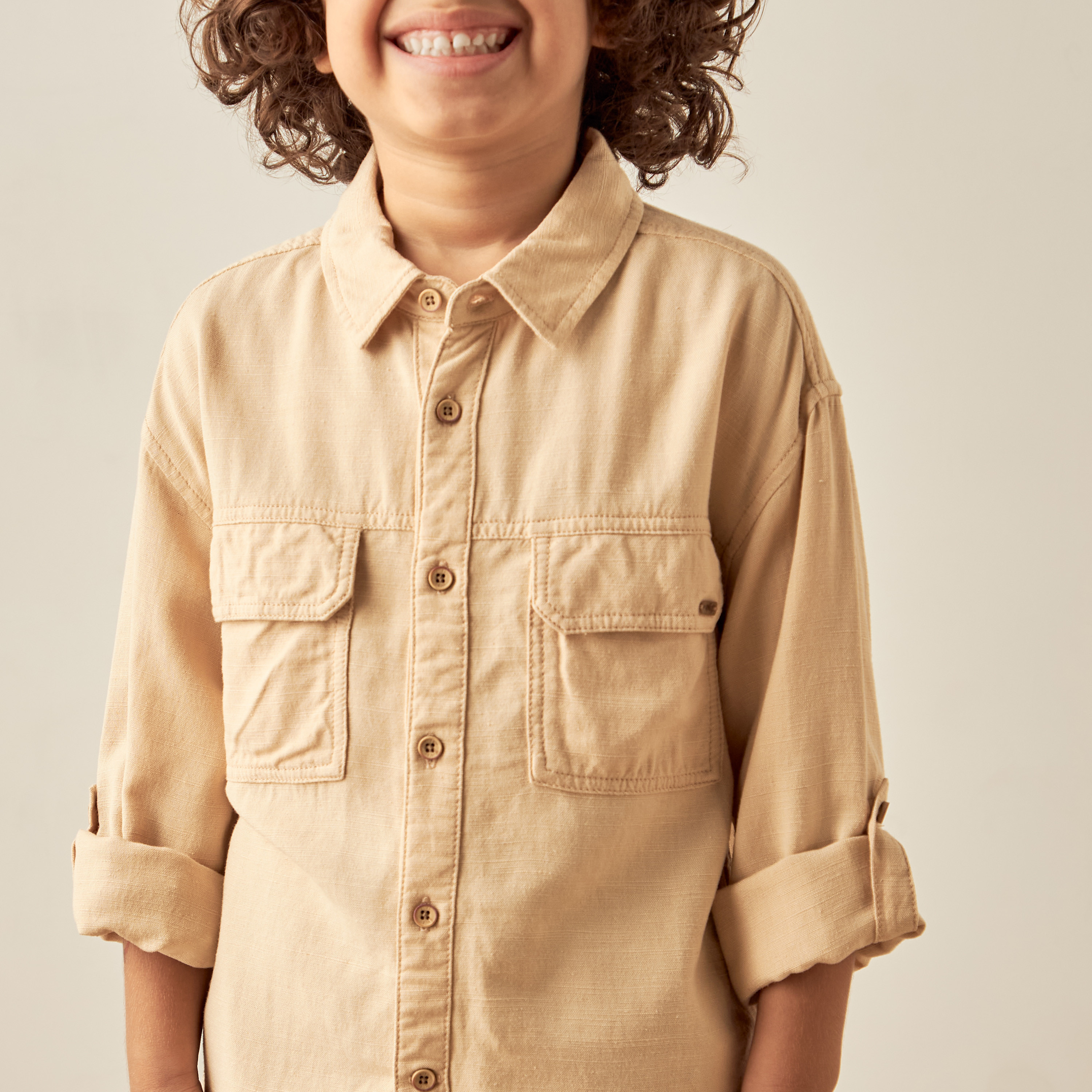 قميص سادة بأكمام طويلة وجيب على الصدر من إليجو-boys-clothing-shirts-image-4