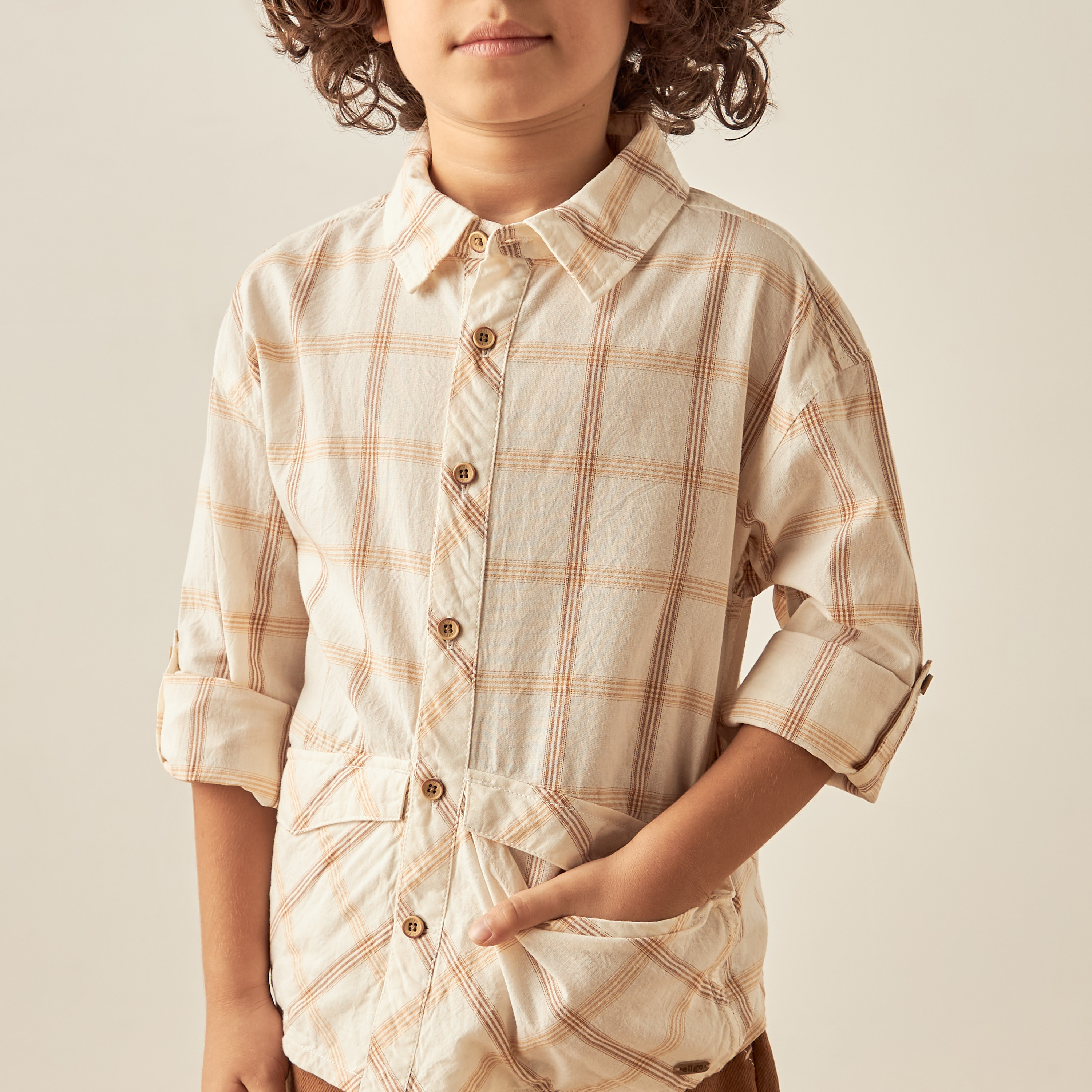 قميص مربعات بأكمام طويلة وجيوب من إليجو-boys-clothing-shirts-image-4
