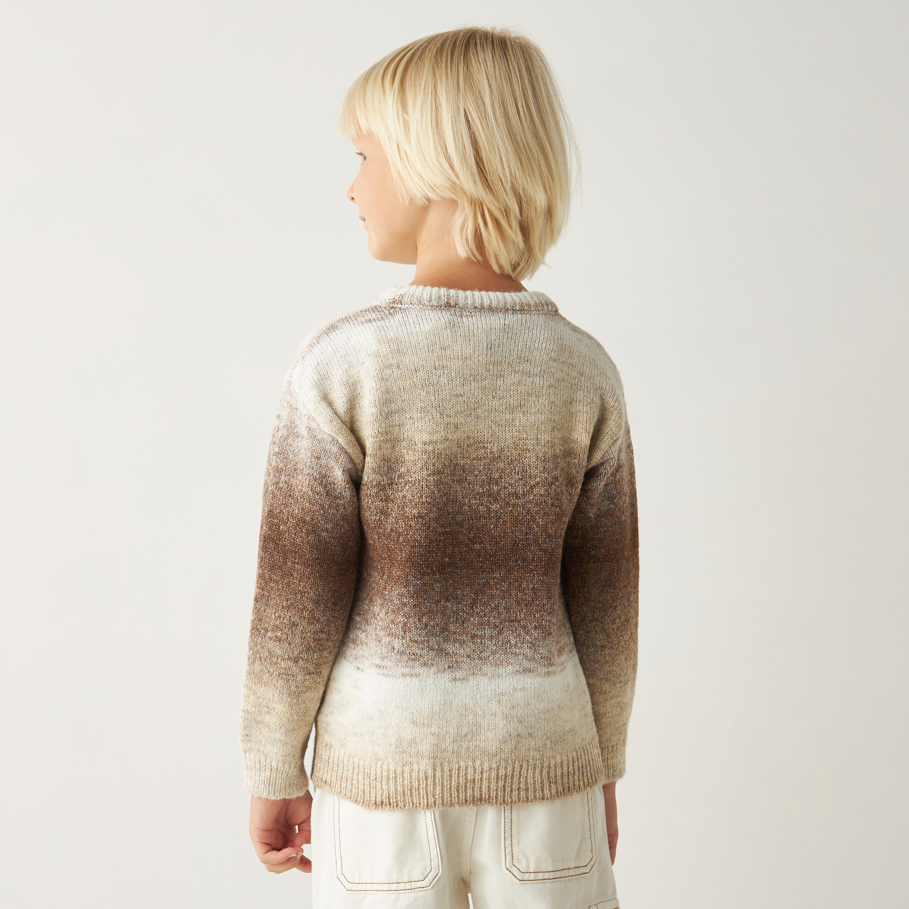 بلوفر أومبري بياقة ضيقة وأكمام طويلة من إليجو-boys-clothing-jumpersandcardigans-image-4