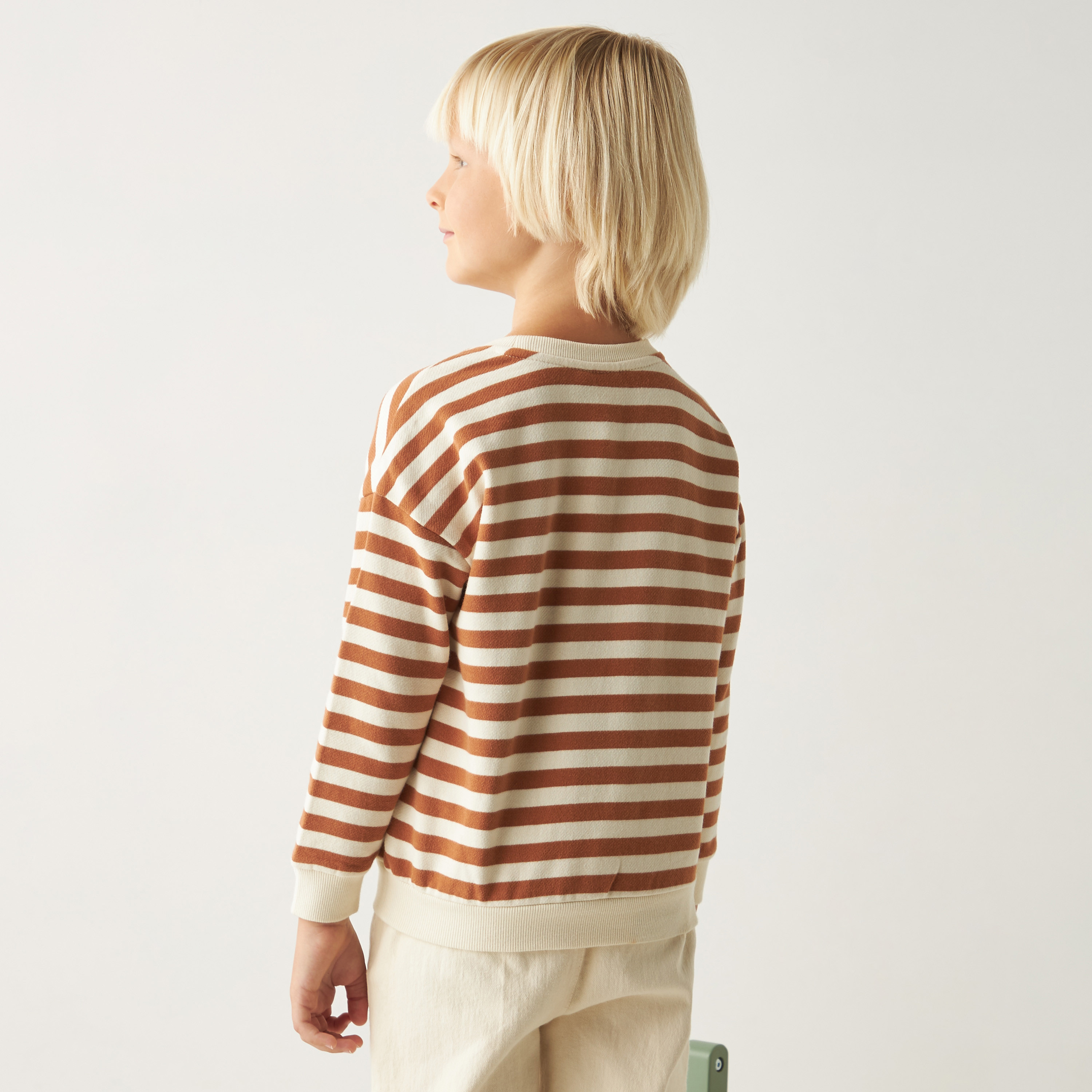 Eligo Striped Pullover with Crew Neck and Long Sleeves-boys-clothing-jumpersandcardigans-image-4