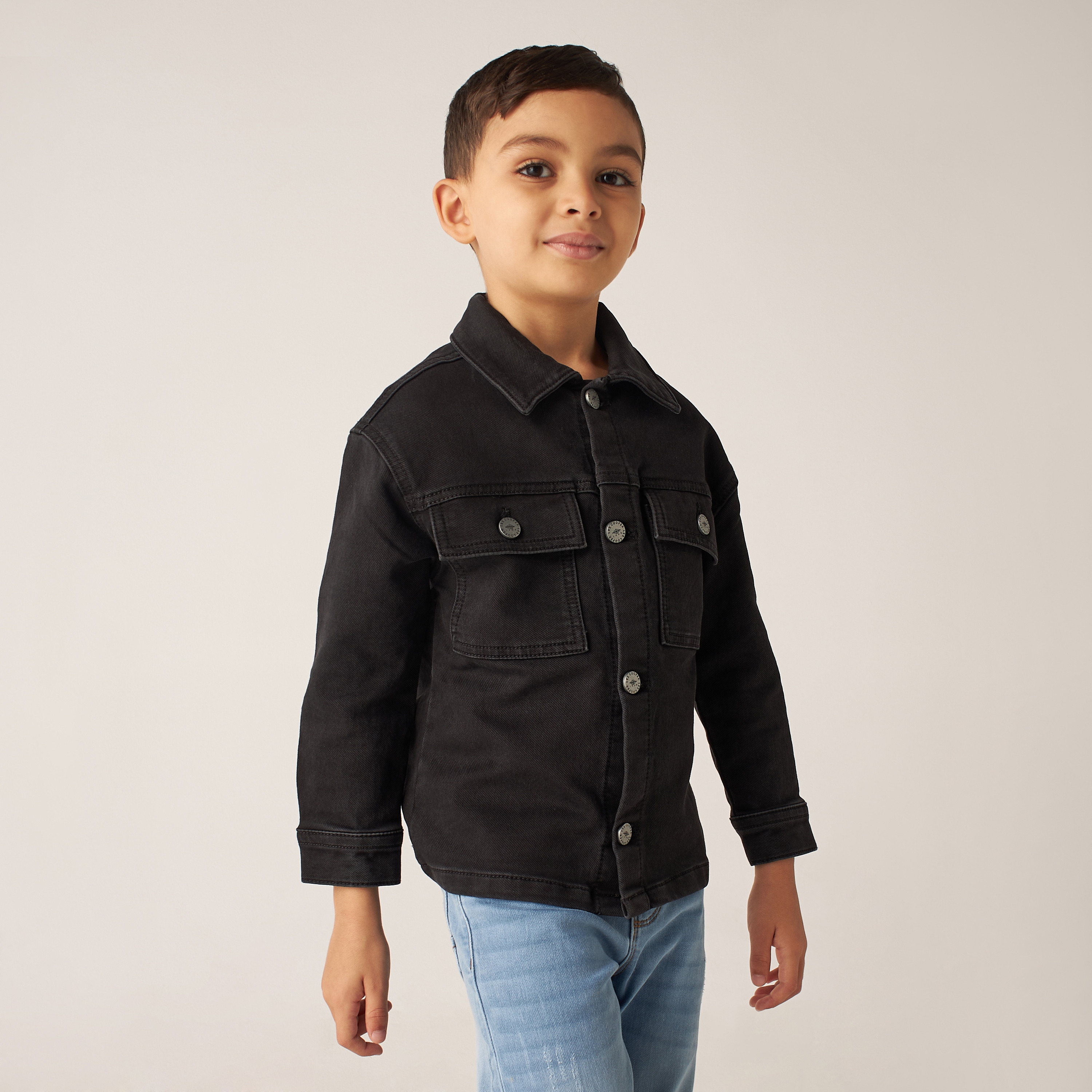 Baby boy blue jean 2024 jacket