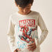 Spider-Man Print T-shirt with Long Sleeves and Round Neck-T Shirts-thumbnail-3