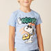 Embellished Snoopy Print T-shirt with Short Sleeves-T Shirts-thumbnailMobile-3