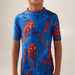 All-Over Spider-Man Print Swimsuit with Short Sleeves-Swimwear-thumbnail-2