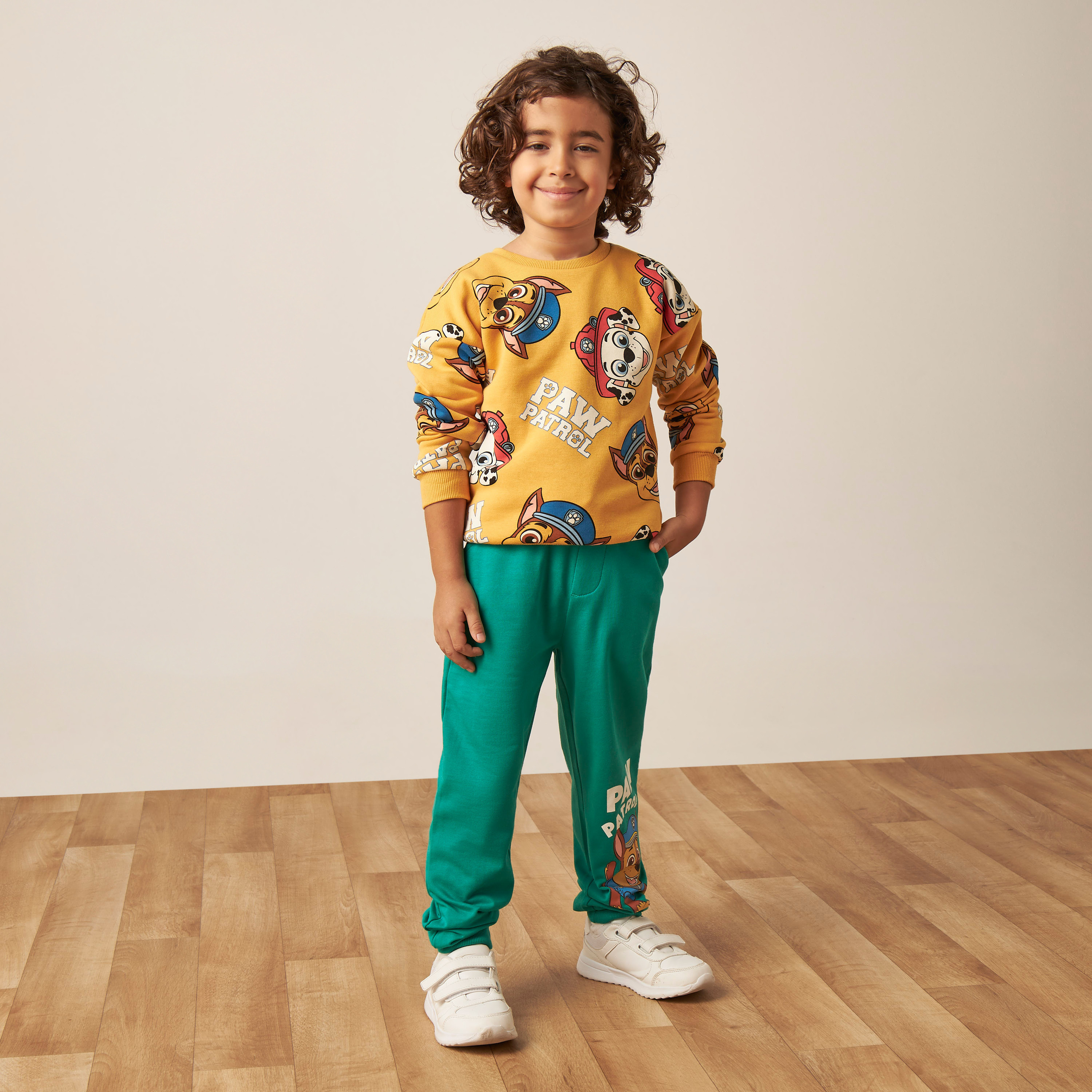 PAW Patrol Print Joggers with Drawstring Closure and Pockets-boys-clothing-bottoms-joggersandtrackpants-image-2