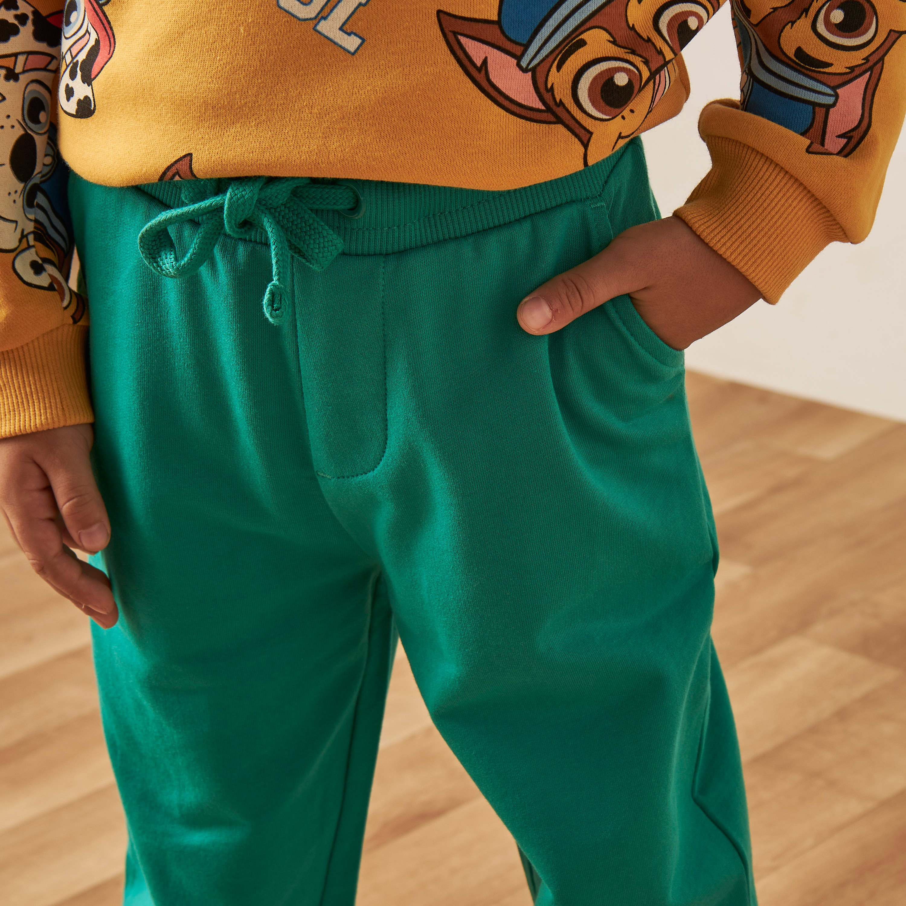 PAW Patrol Print Joggers with Drawstring Closure and Pockets-boys-clothing-bottoms-joggersandtrackpants-image-3