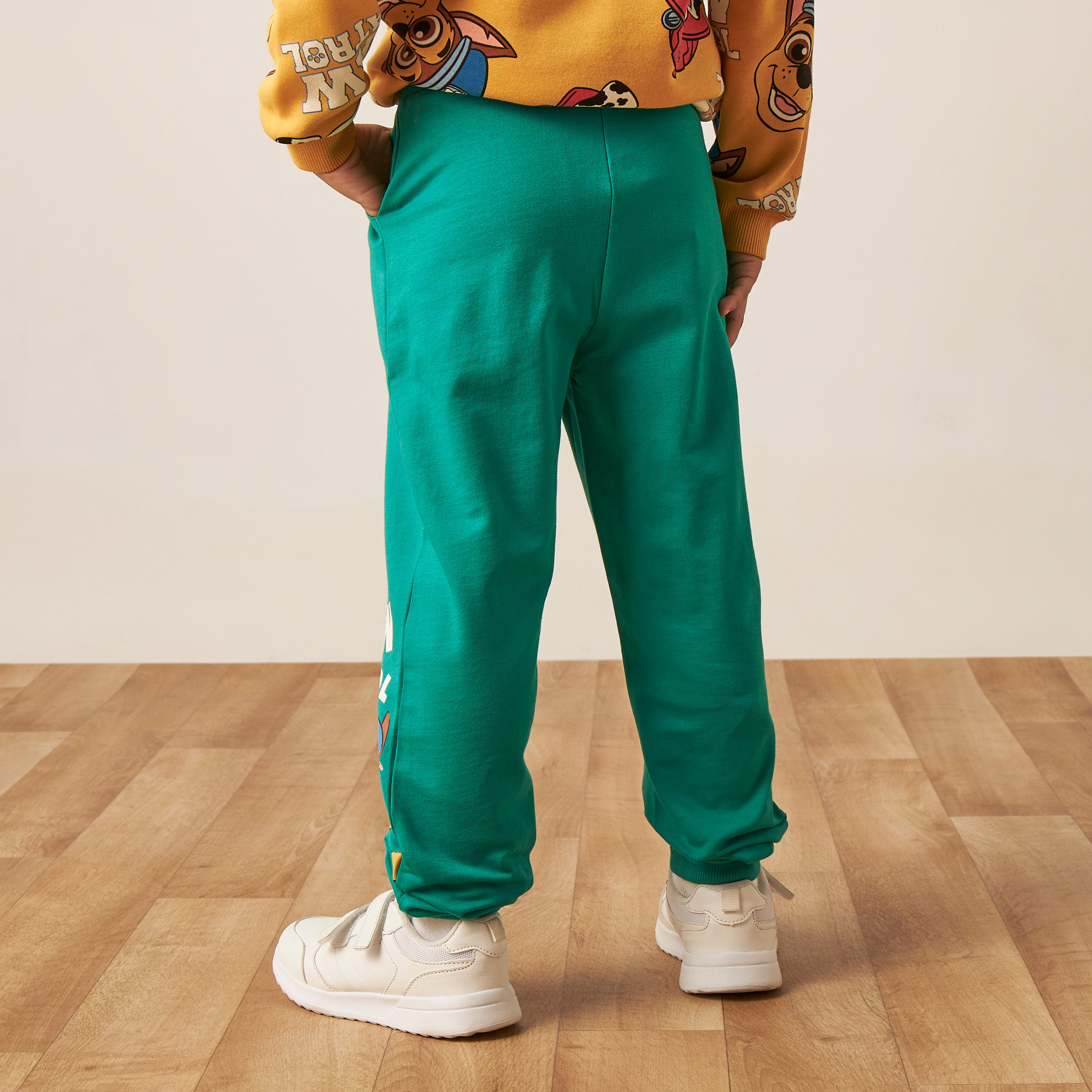 PAW Patrol Print Joggers with Drawstring Closure and Pockets-boys-clothing-bottoms-joggersandtrackpants-image-4
