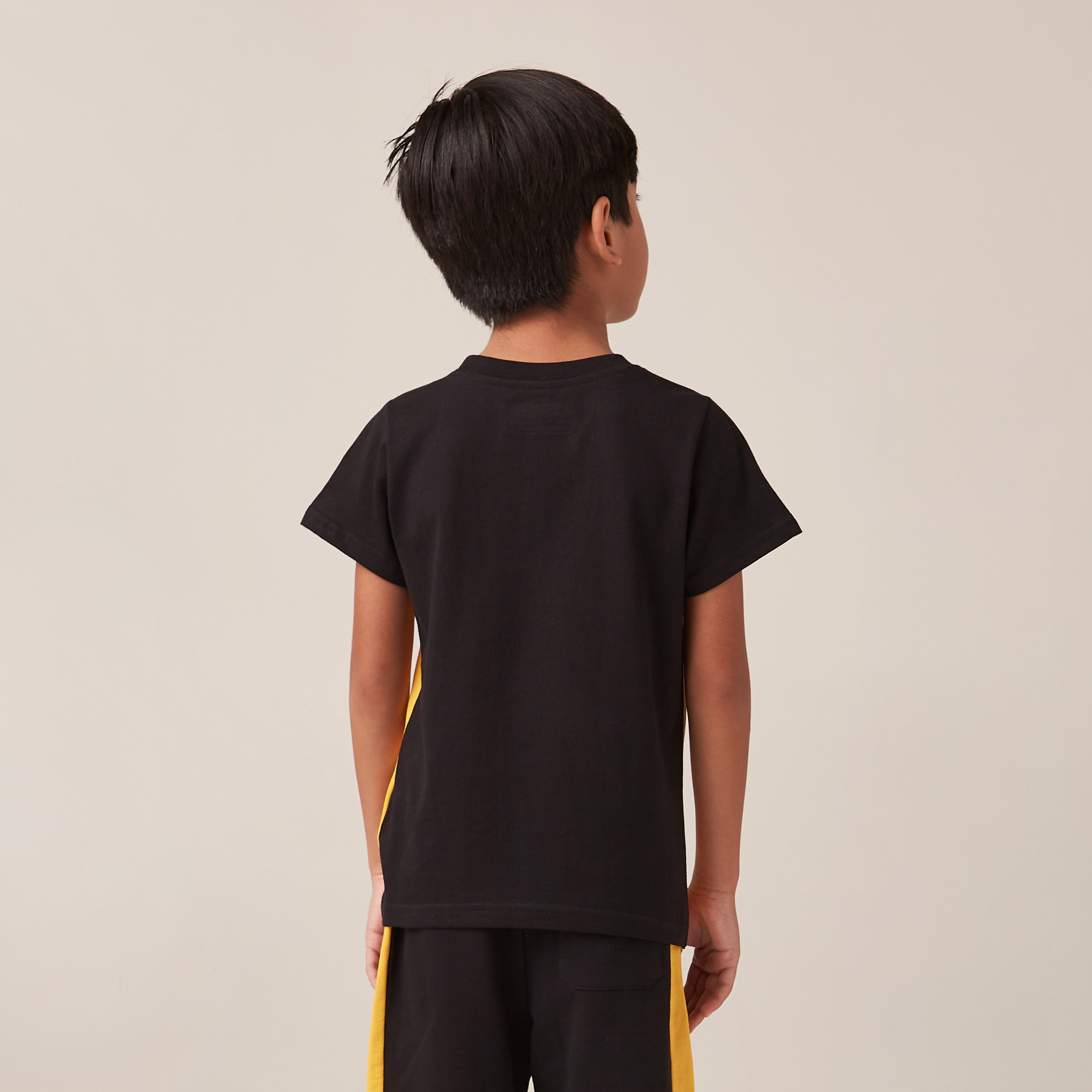Kappa Logo Print T-shirt with Short Sleeves-baby-boys-clothing-tshirtsandpolos-image-4