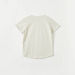Kappa Graphic Print Crew Neck T-shirt with Short Sleeves-T Shirts-thumbnail-3