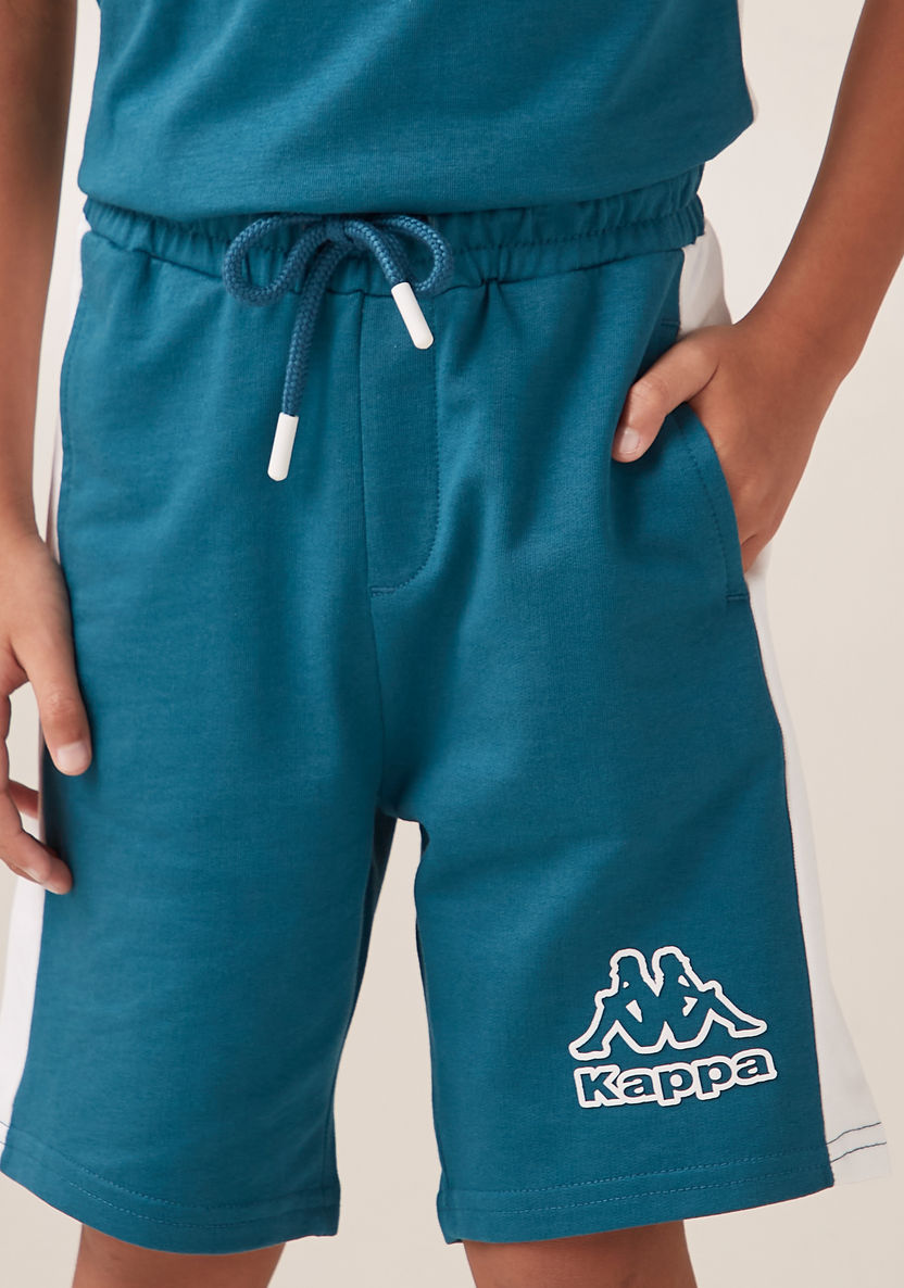 Kappa Logo Print Shorts-Shorts-image-2