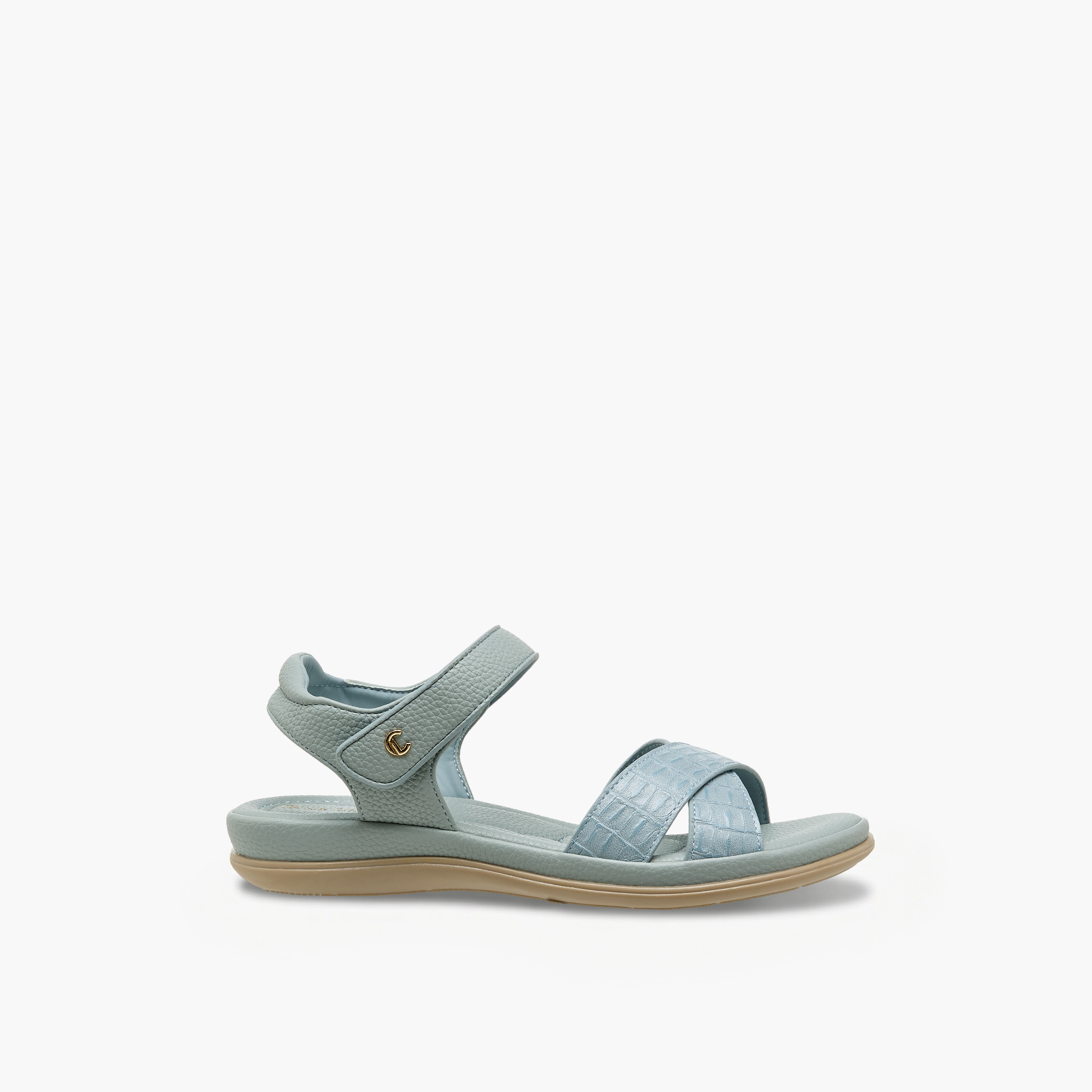 Le Confort Women Hook & Loop Strap Sandals-women-shoes-flats-sandals-image-2