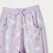Juniors All-Over Unicorn Print Pants with Drawstring Closure and Pockets-Pants-thumbnailMobile-1