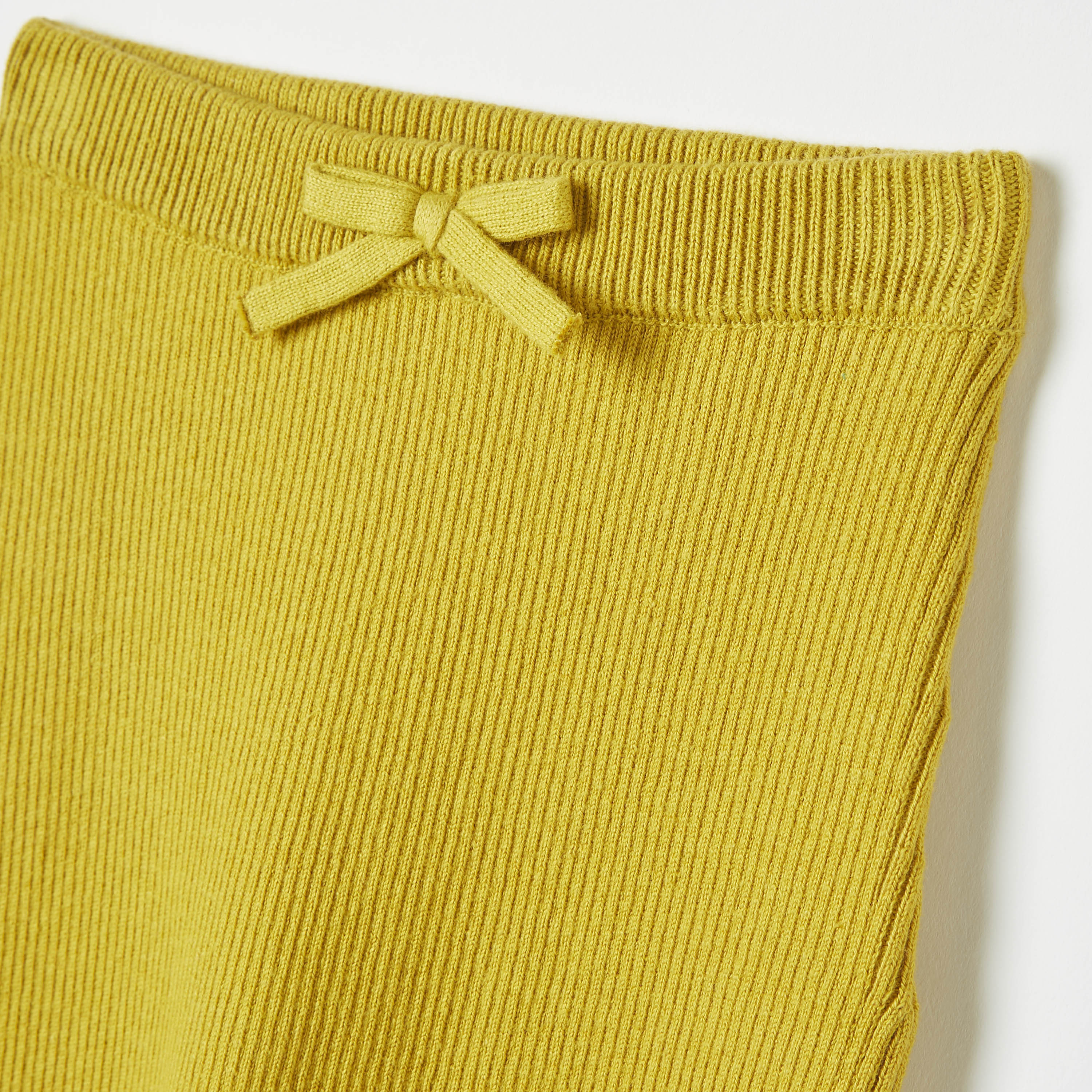 Juniors Textured Leggings with Elasticised Waistband-baby-girls-clothing-bottoms-leggings-image-2