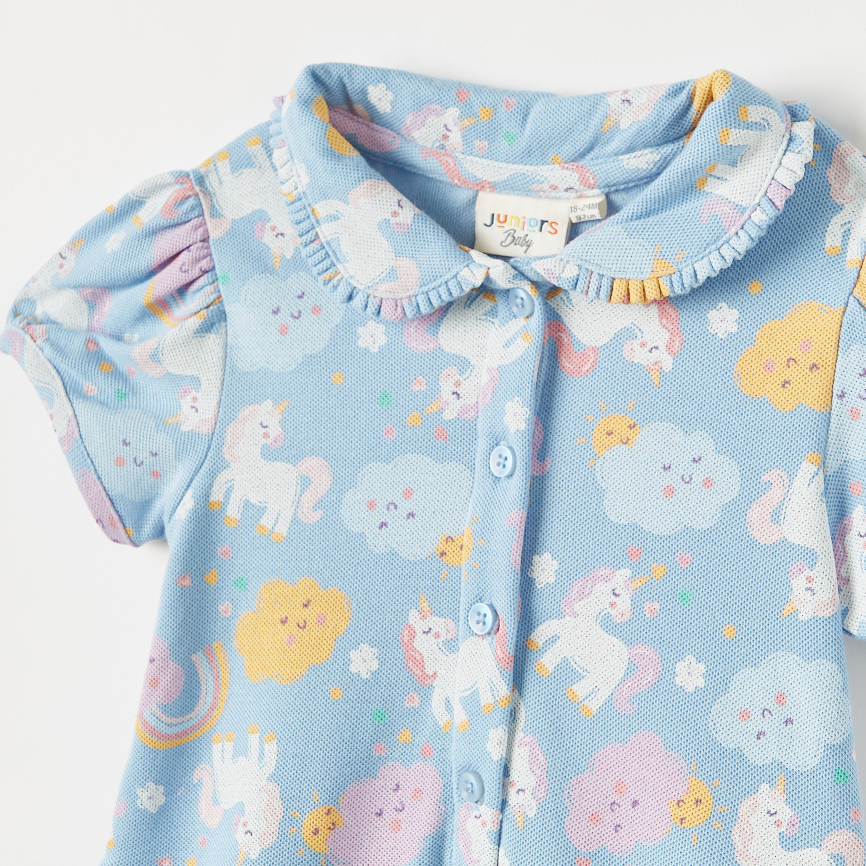Juniors All-Over Print Polo Dress-baby-girls-clothing-dressesandjumpsuits-image-2