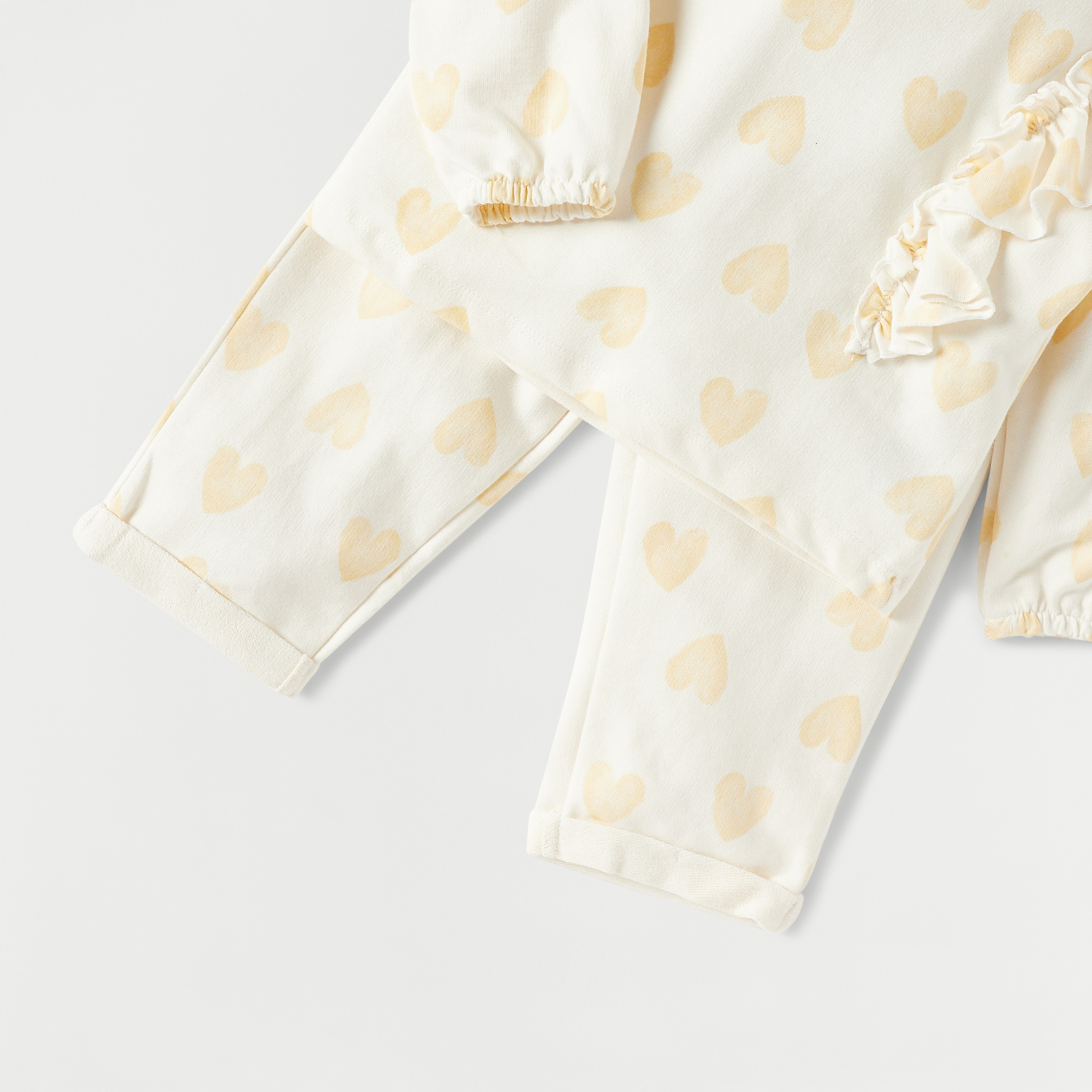 Juniors All-Over Heart Print Long Sleeves Top and Leggings Set-baby-girls-clothing-setsandcoords-image-5