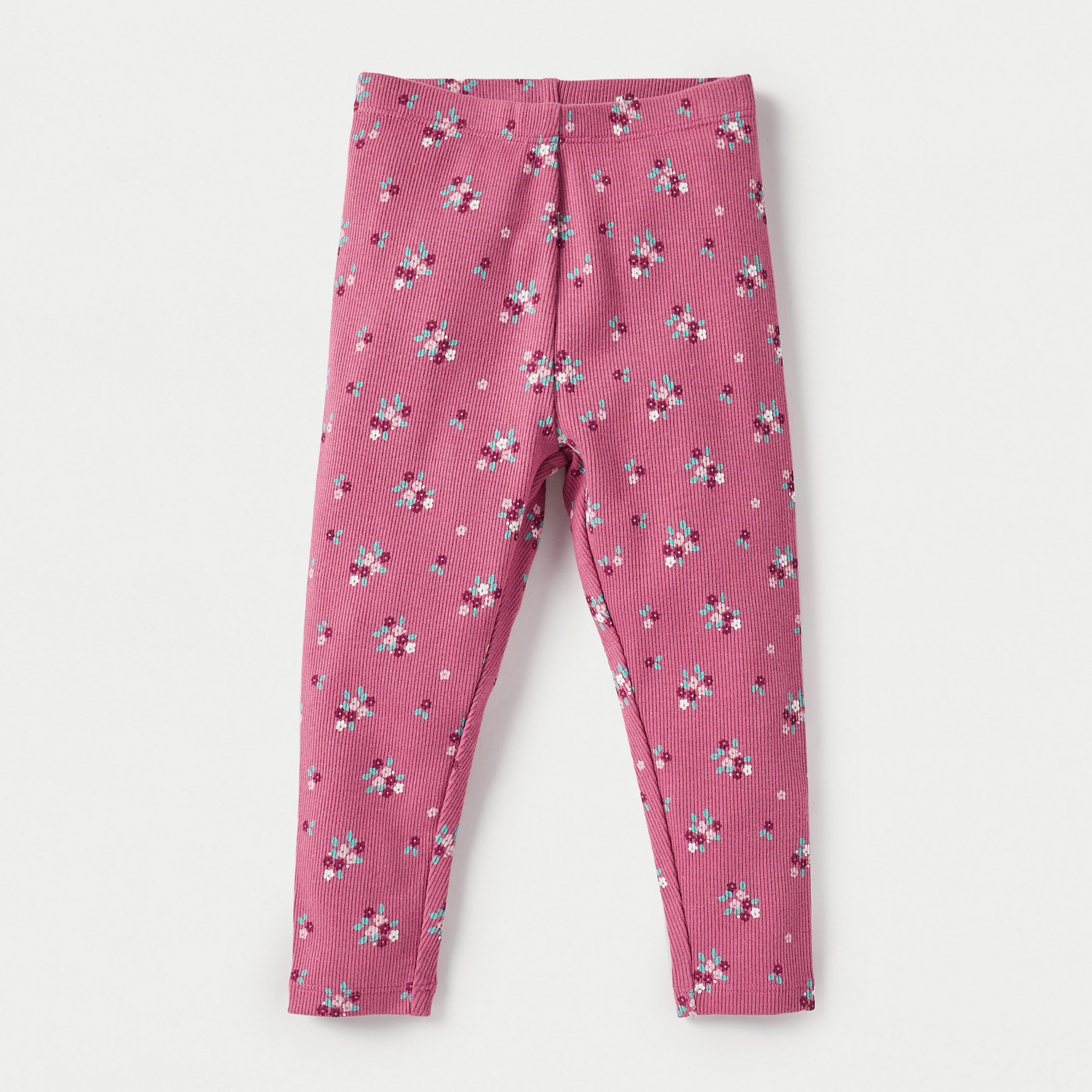 Juniors Floral Print Long Sleeves T-shirt and Leggings Set-baby-girls-clothing-setsandcoords-image-3