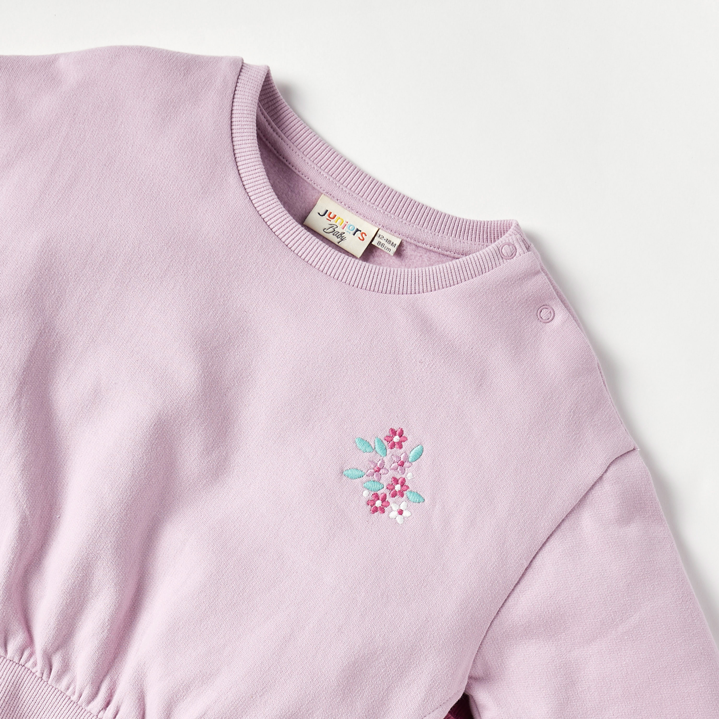 Juniors Floral Print Long Sleeves T-shirt and Leggings Set-baby-girls-clothing-setsandcoords-image-4