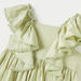 Giggles Embroidered A-line Dress with Ruffle Detail and Pom-Pom Lace-Dresses%2C Gowns and Frocks-thumbnailMobile-1