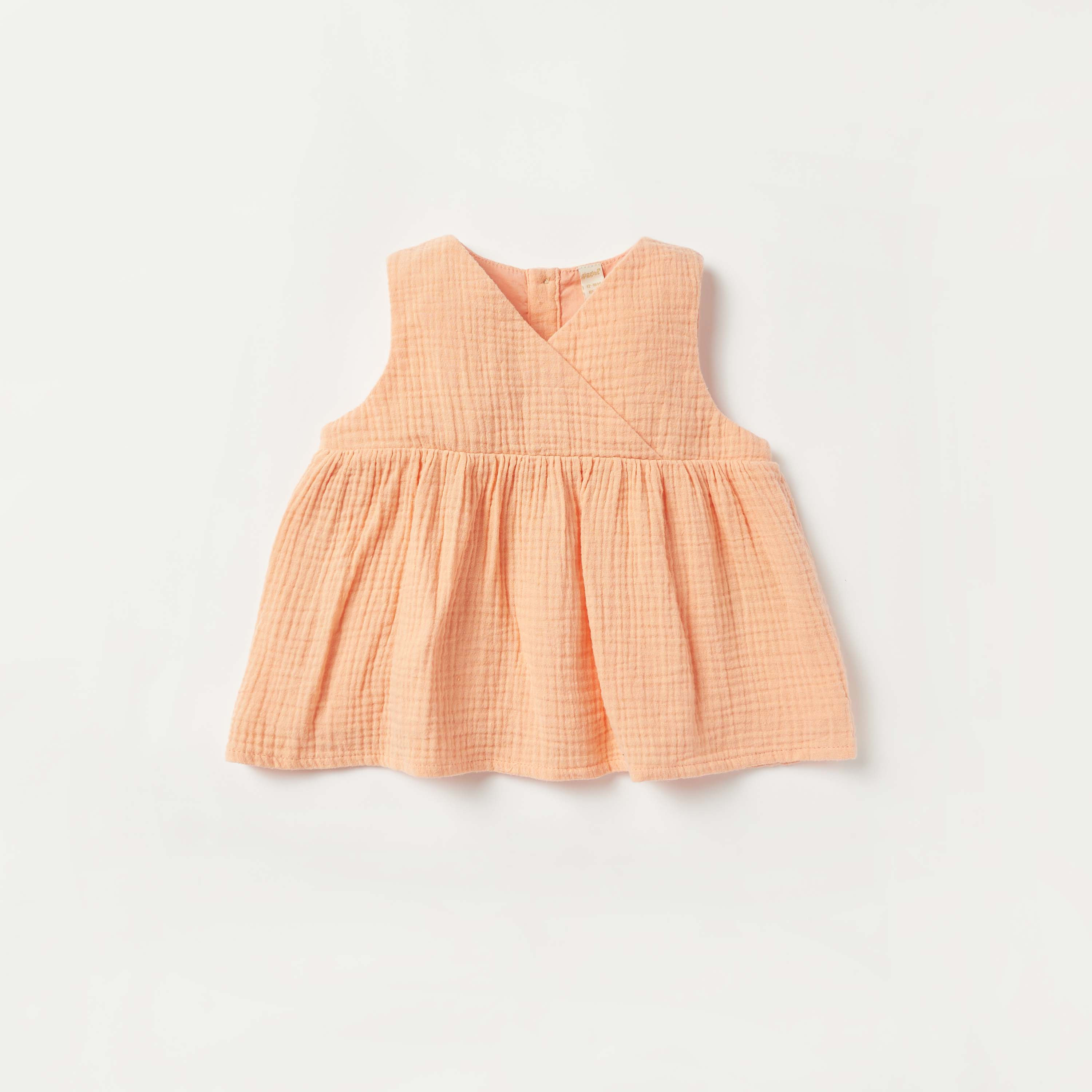 Giggles Printed Sleeveless Top and Shorts Set-baby-girls-clothing-setsandcoords-image-2