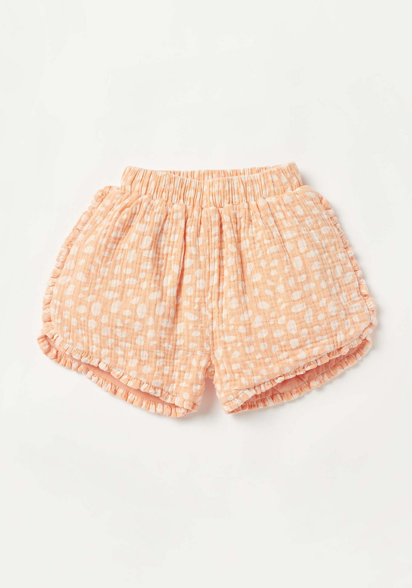 Giggles Printed Sleeveless Top and Shorts Set-Clothes Sets-image-2