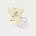 Sanrio Hello Kitty Print Top and Shorts Set-Clothes Sets-thumbnailMobile-1