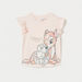 Disney Bambi Print T-shirt with Short Sleeves and Ruffle Detail-T Shirts-thumbnail-0