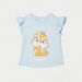Disney Chipmunk Print T-shirt with Ruffle Sleeves-T Shirts-thumbnailMobile-0