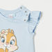 Disney Chipmunk Print T-shirt with Ruffle Sleeves-T Shirts-thumbnail-1