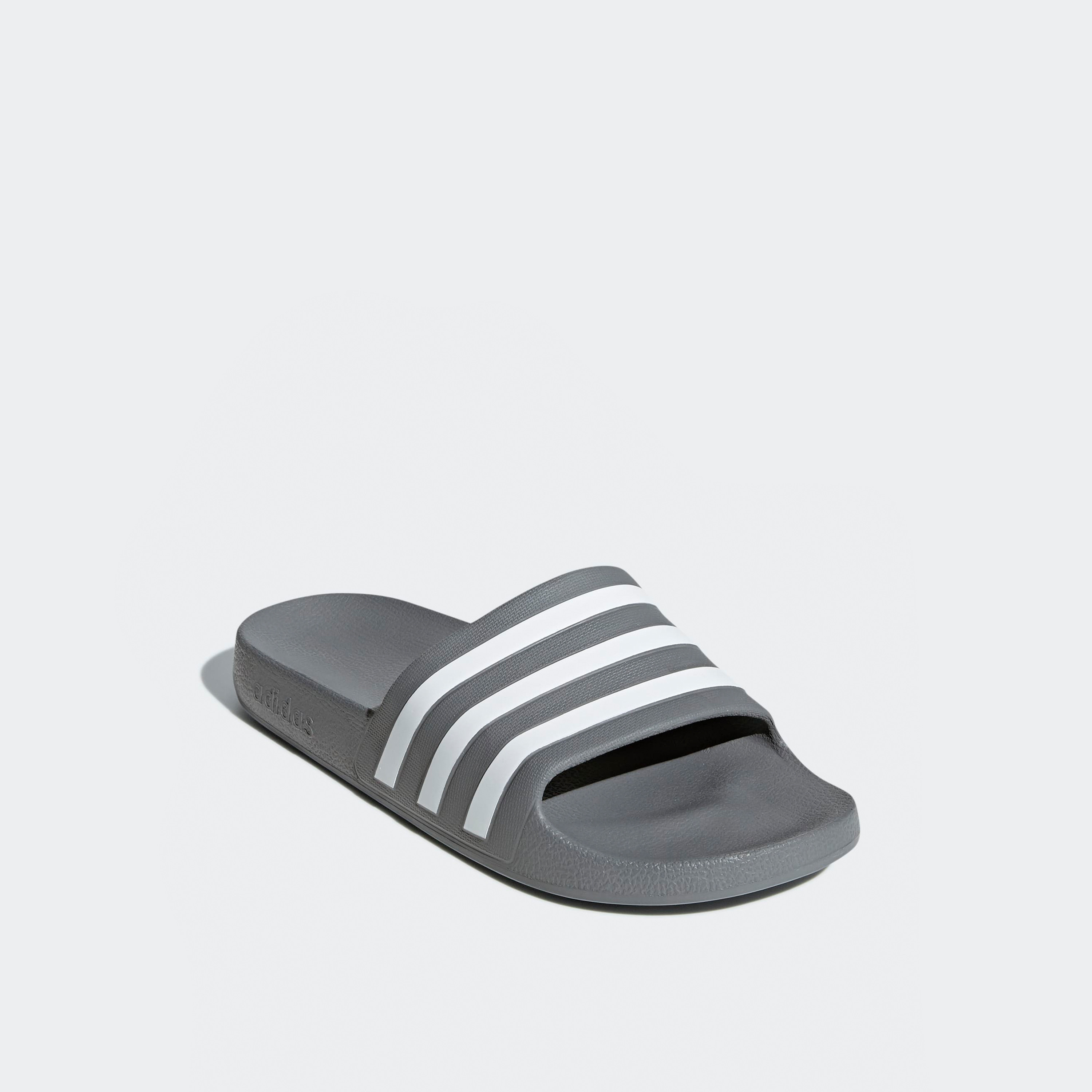 Adidas Men Adilette Aqua Logo Embossed Slides-sports-men-shoes-image-1