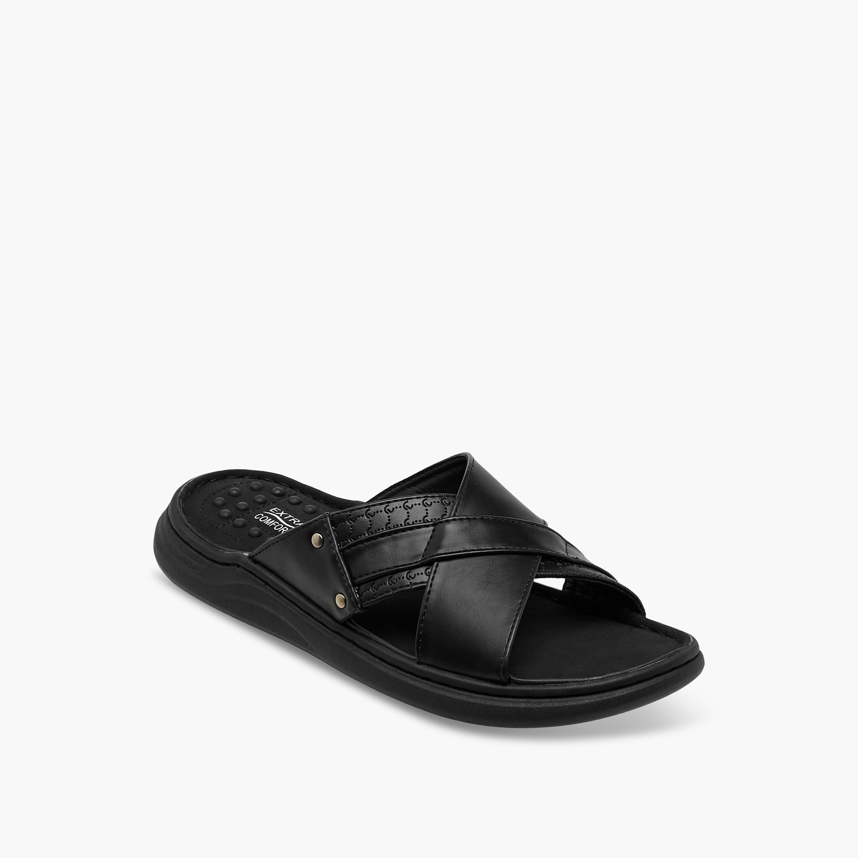 صندل رجالي بحزام متقاطع من لو كونفورت-men-shoes-sandals-image-2