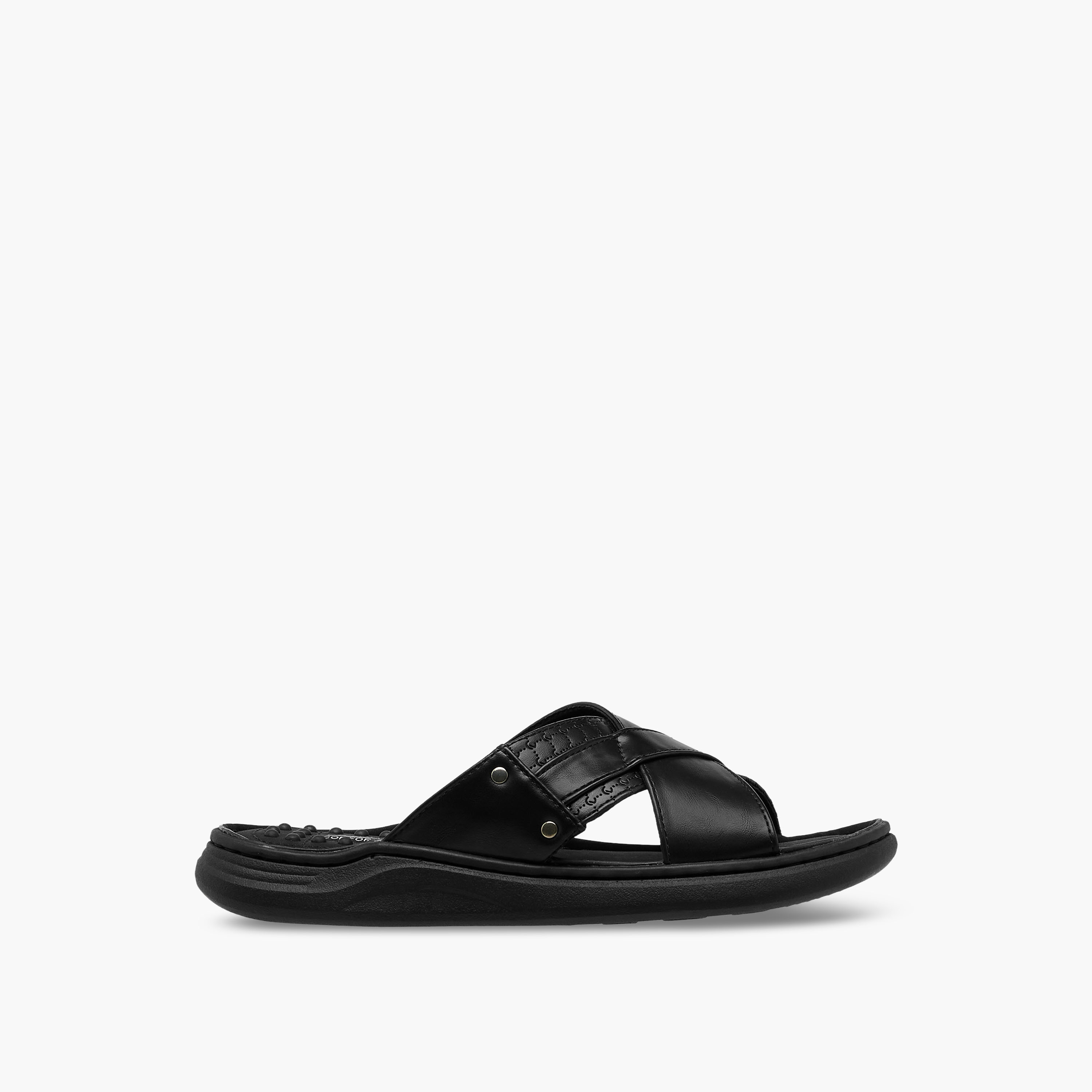 صندل رجالي بحزام متقاطع من لو كونفورت-men-shoes-sandals-image-3