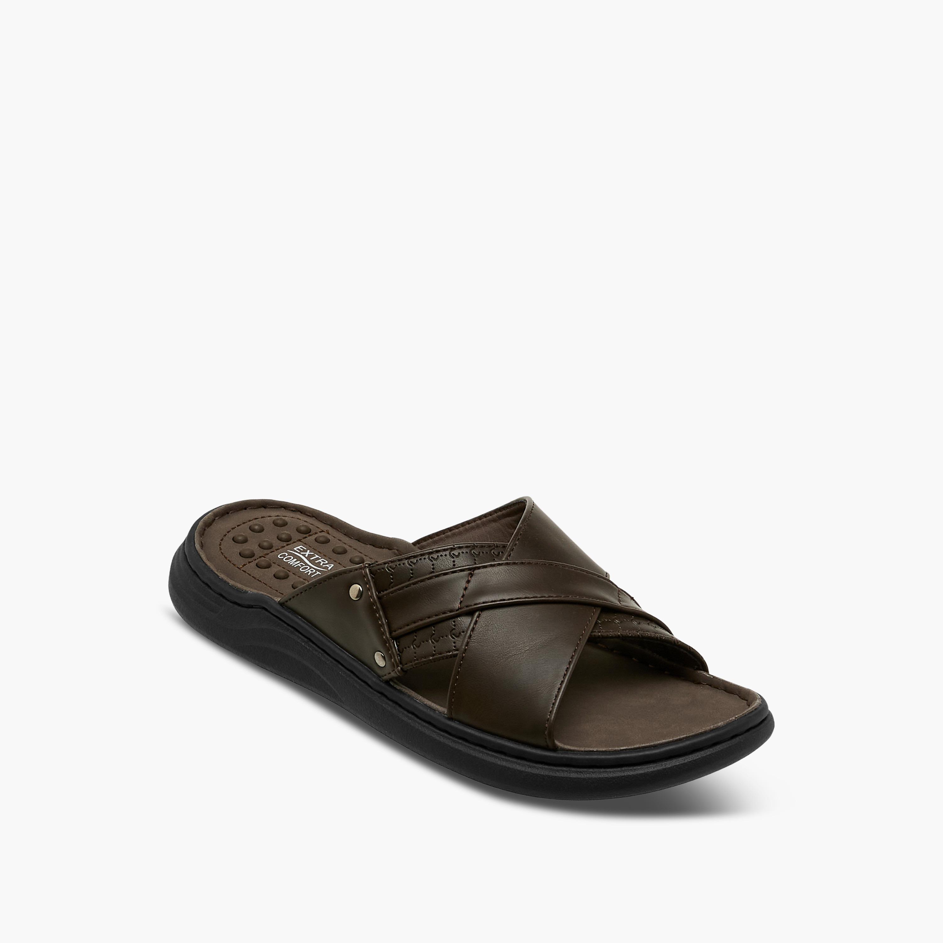 صندل رجالي بحزام متقاطع من لو كونفورت-men-shoes-sandals-image-2