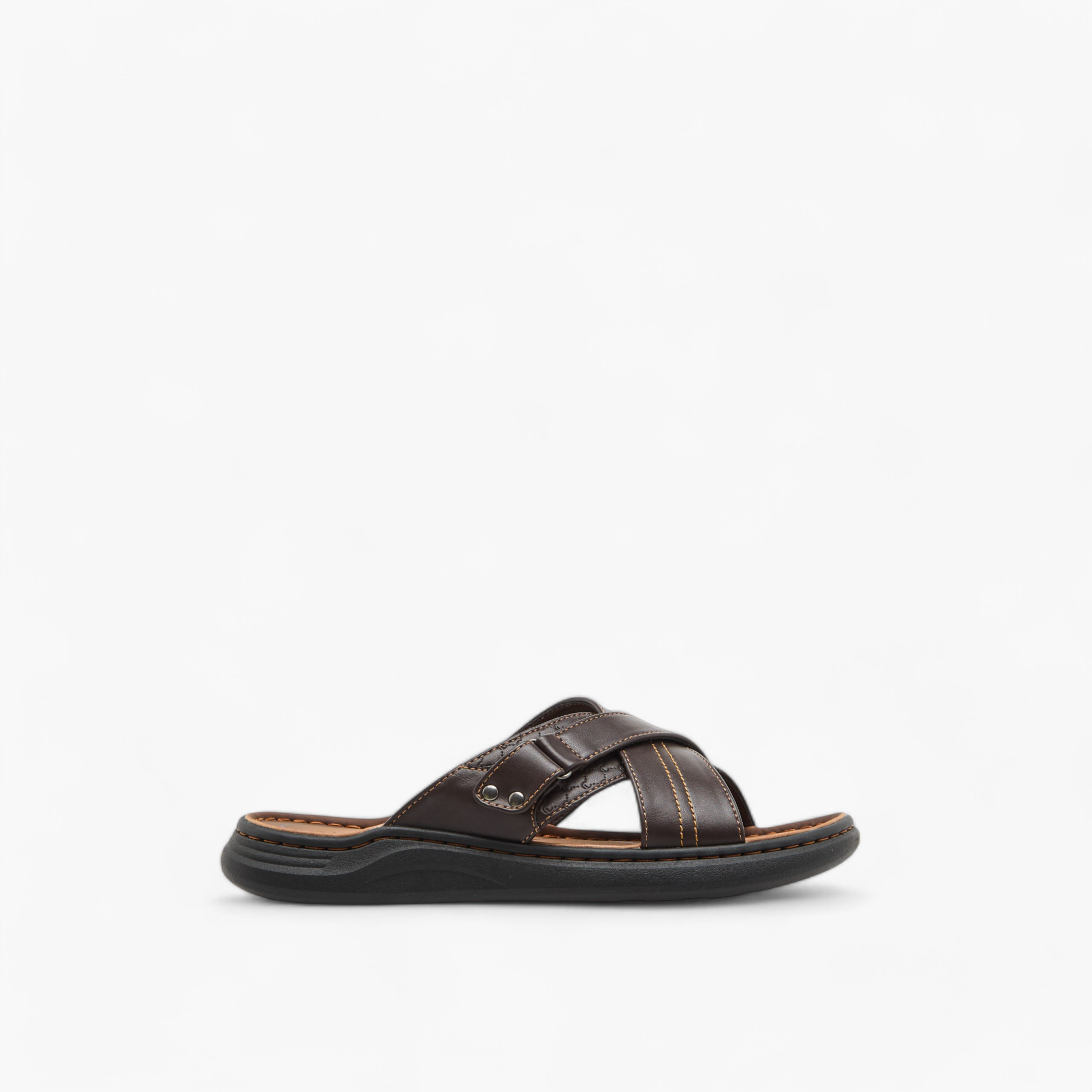 Le Confort Stitch Detail Cross Strap Comfort Sandals-men-shoes-sandals-image-3