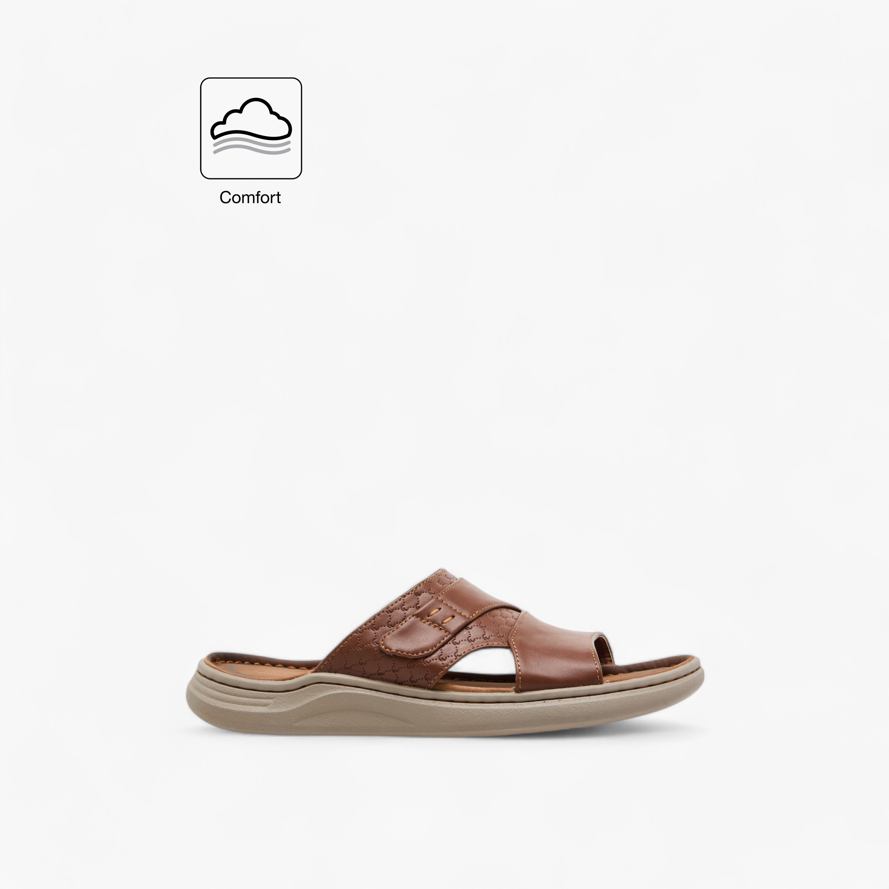 Le Confort Stitch Detail Slip-On Comfort Sandals-men-shoes-sandals-image-2