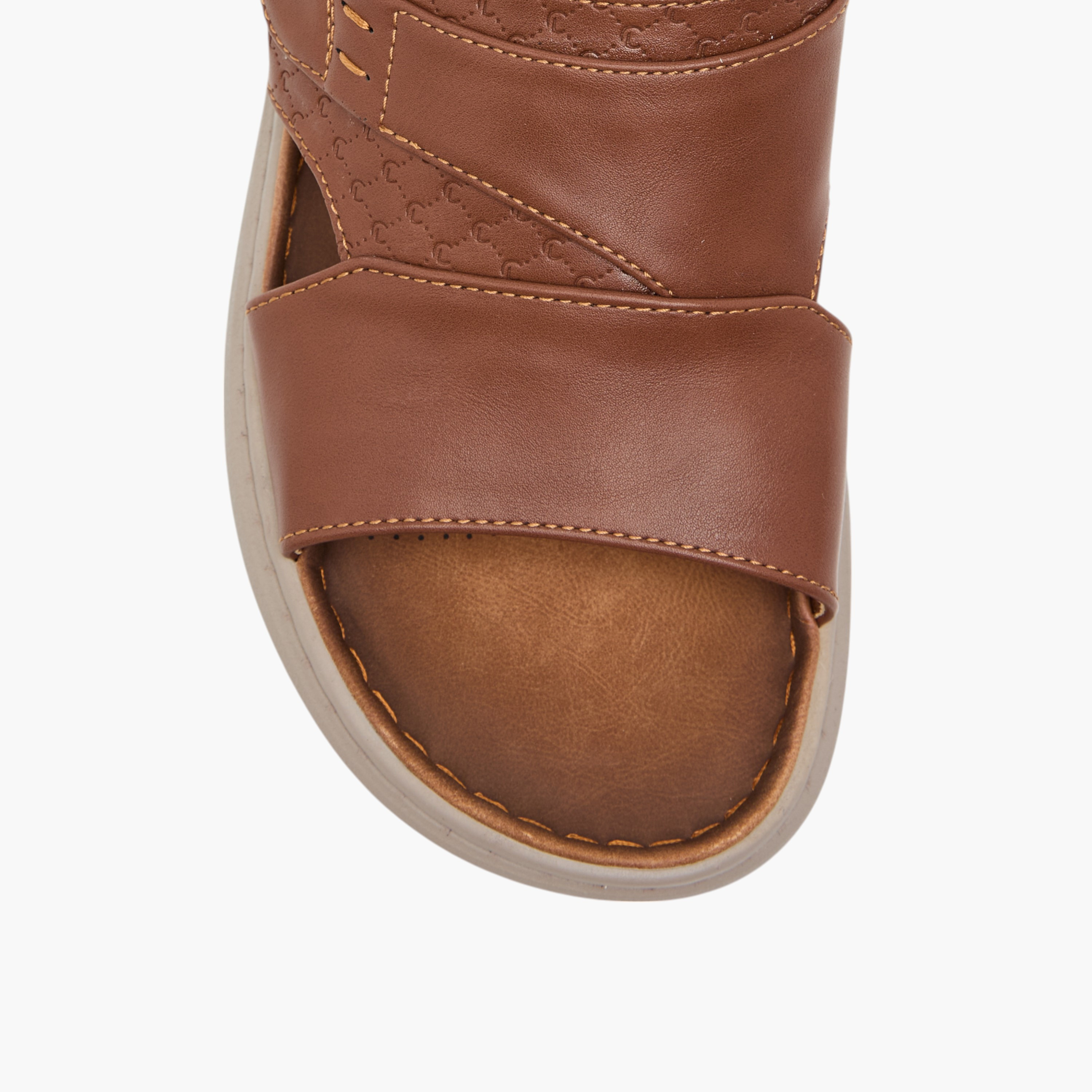 Le Confort Stitch Detail Slip-On Comfort Sandals-men-shoes-sandals-image-3