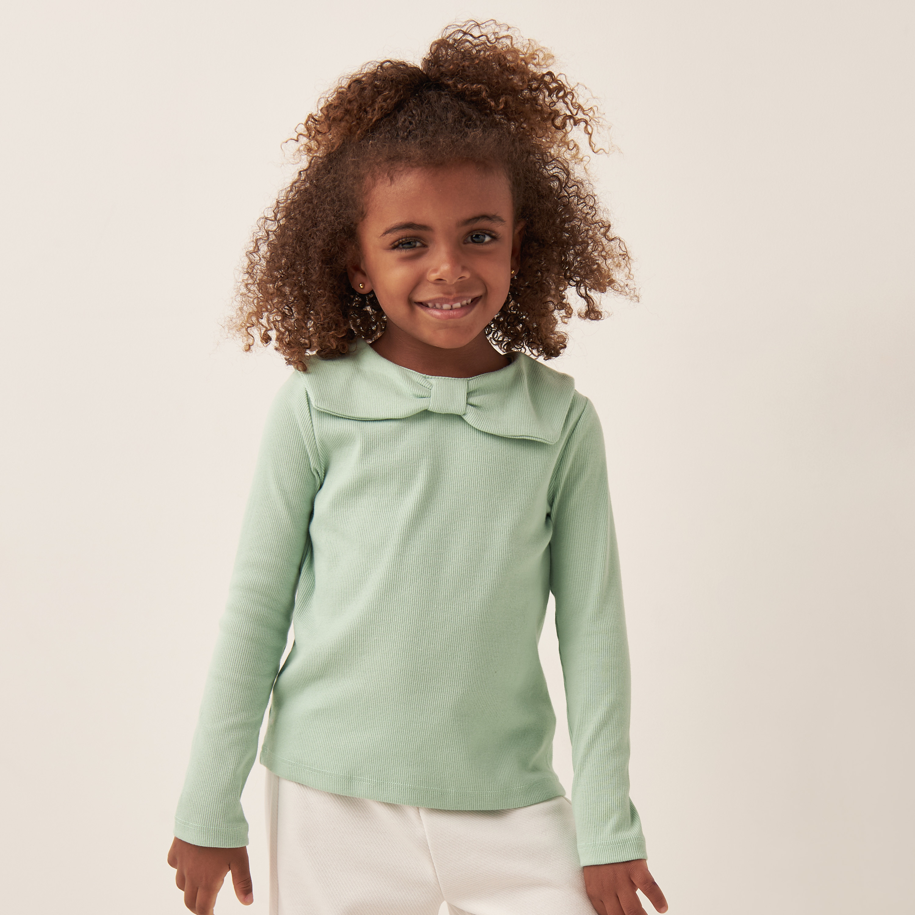 Collar t 2025 shirt for girls