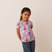 Juniors All-Over Print T-shirt with Crew Neck and Short Sleeves-T Shirts-thumbnailMobile-1