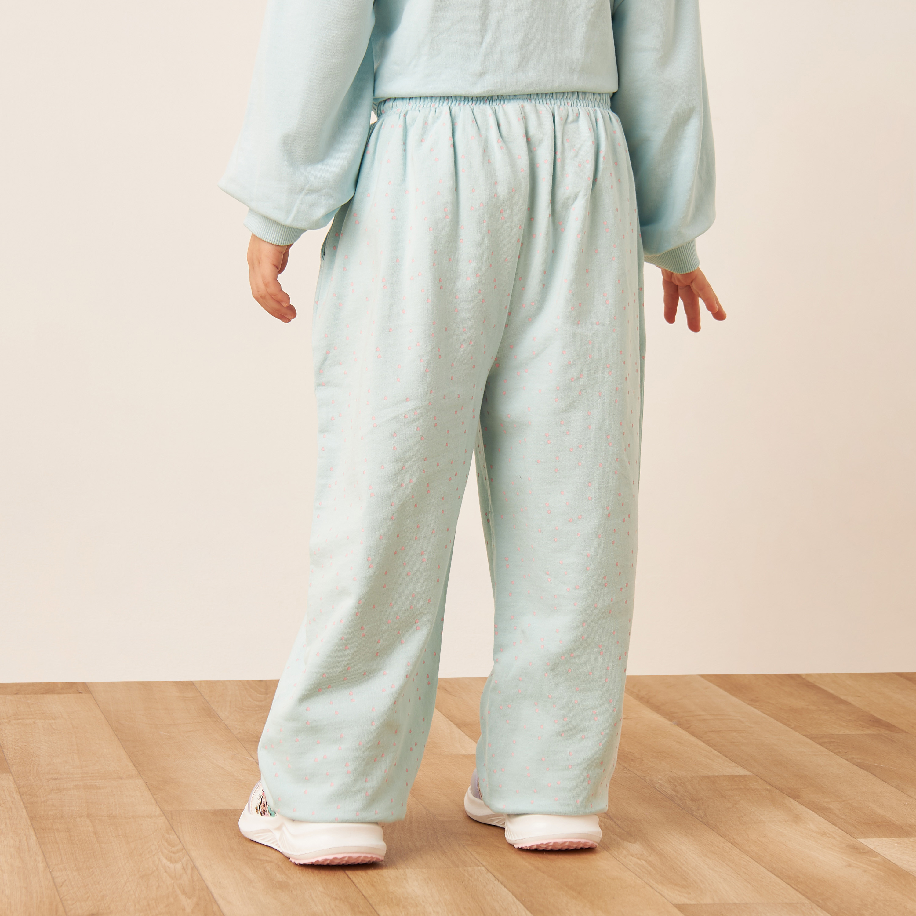 Juniors All-Over Print Pants with Drawstring Closure-baby-girls-clothing-bottoms-trousers-image-3