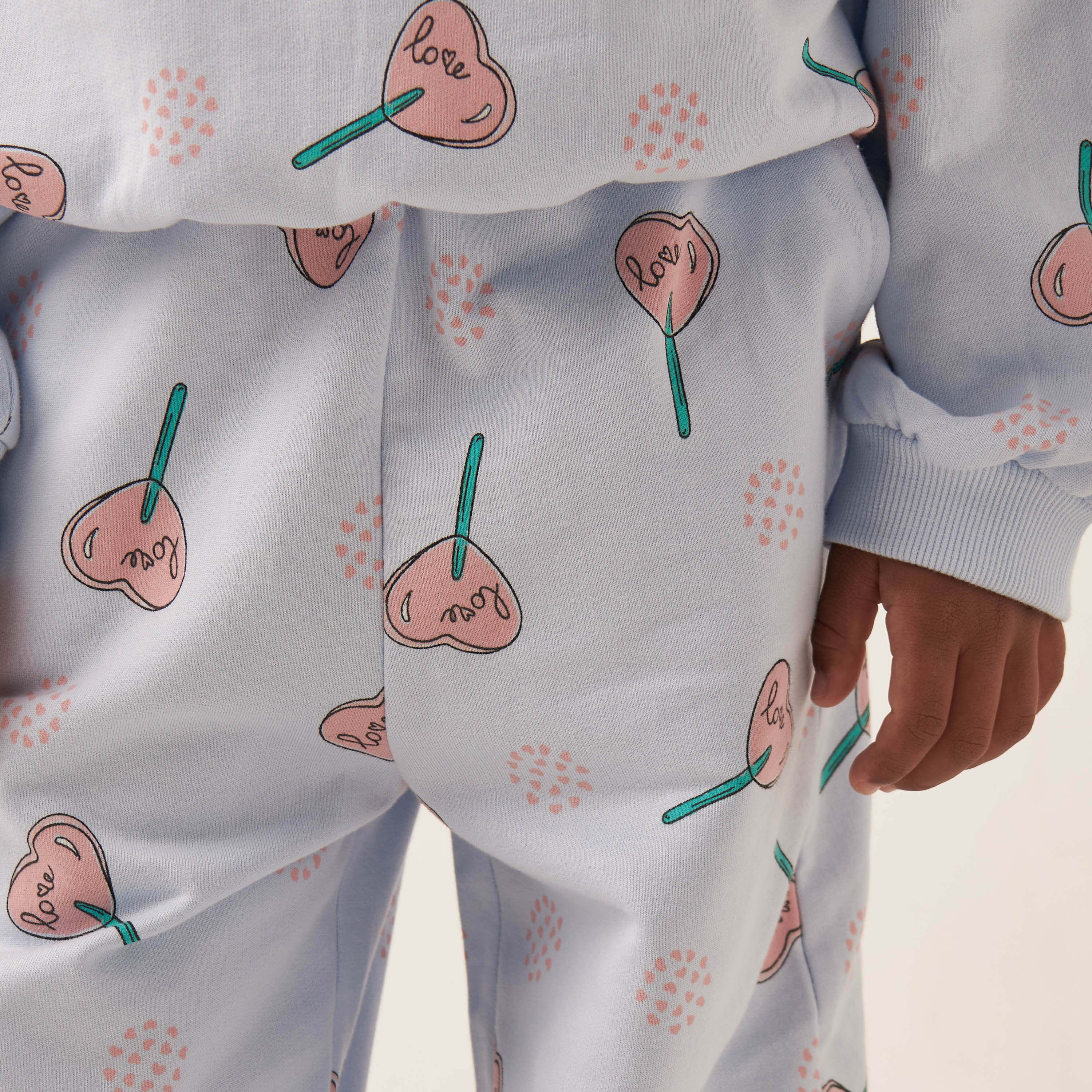 بنطلون رياضي بجيوب وطبعات من جونيورز-baby-girls-clothing-bottoms-joggersandtrackpants-image-4