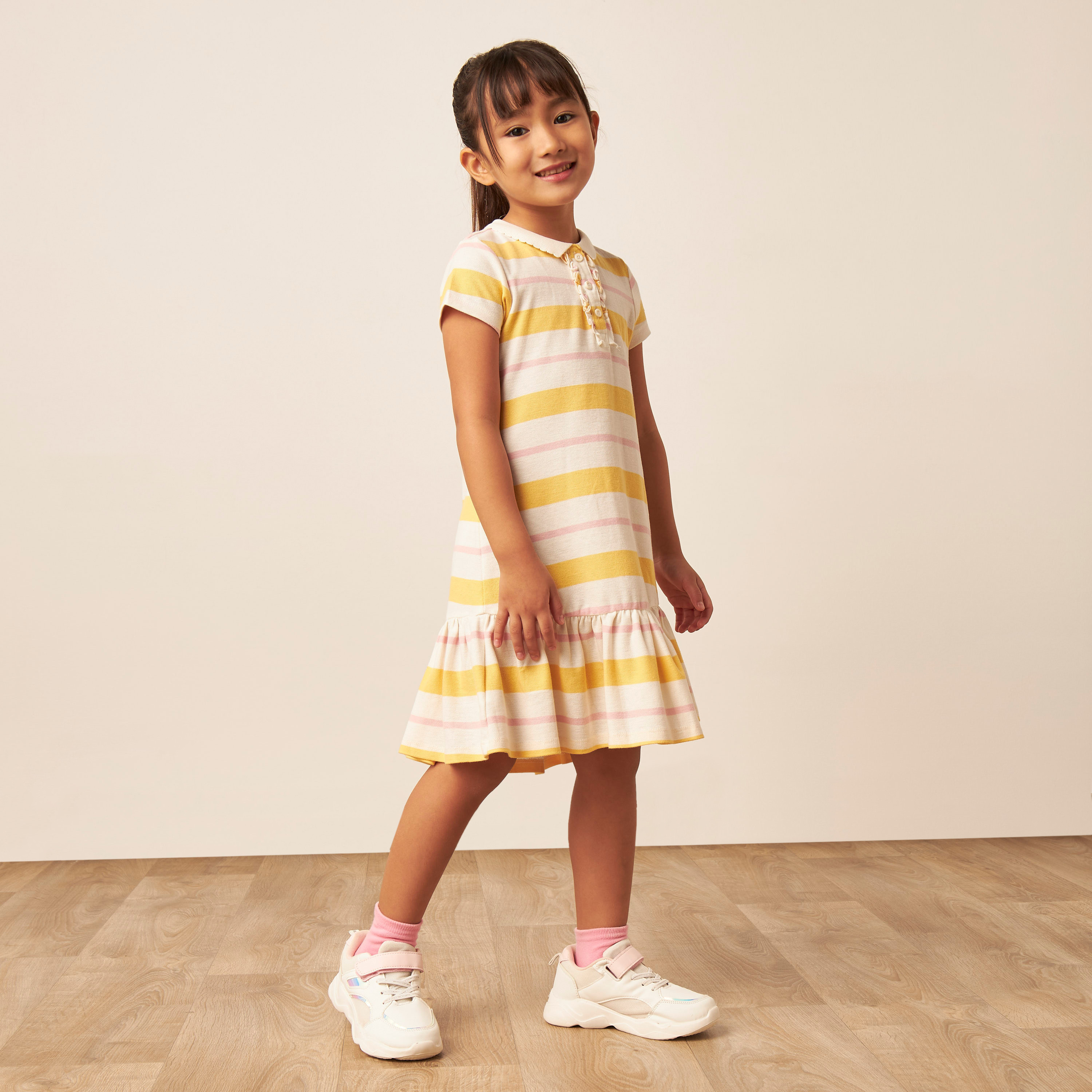 Girls yellow polo on sale dress