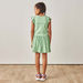 Juniors Unicorn Print A-line Dress with Ruffled Sleeves-Dresses%2C Gowns and Frocks-thumbnail-3