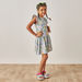 Juniors All-Over Unicorn Print A-line Dress with Ruffled Sleeves-Dresses%2C Gowns and Frocks-thumbnailMobile-1