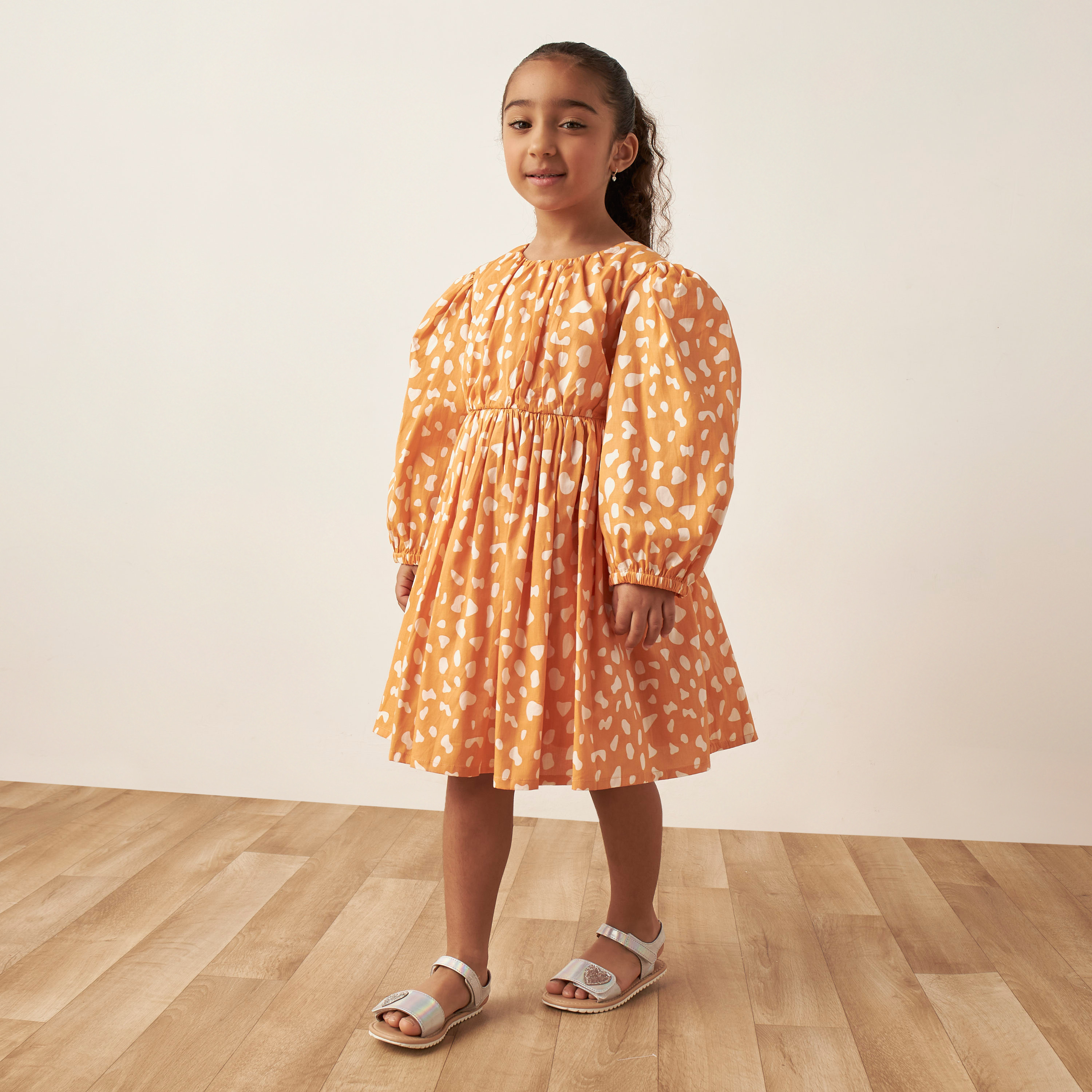 Orange dresses shop for juniors