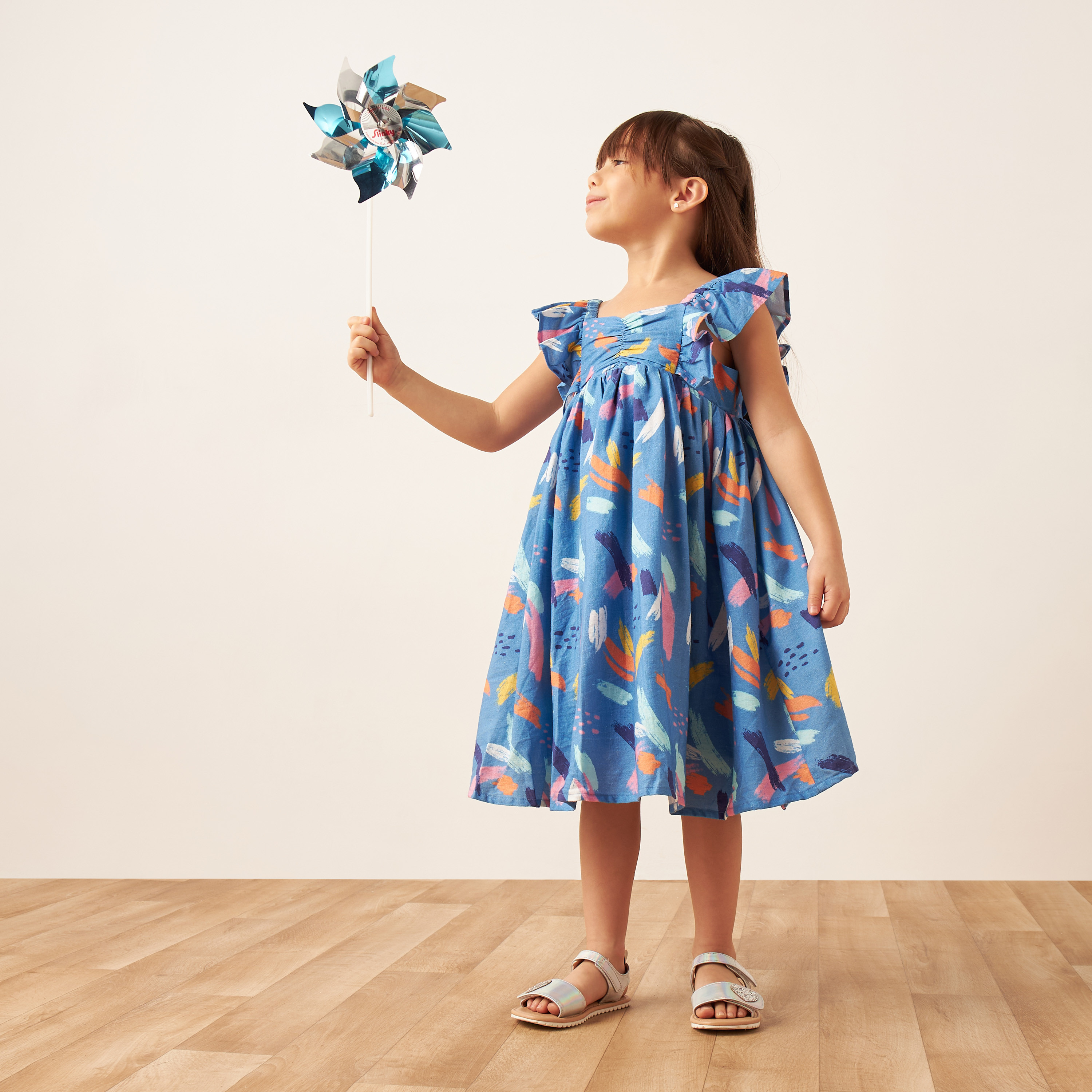 Juniors All-Over Print Sleeveless Dress-girls-clothing-dressesandjumpsuits-image-2