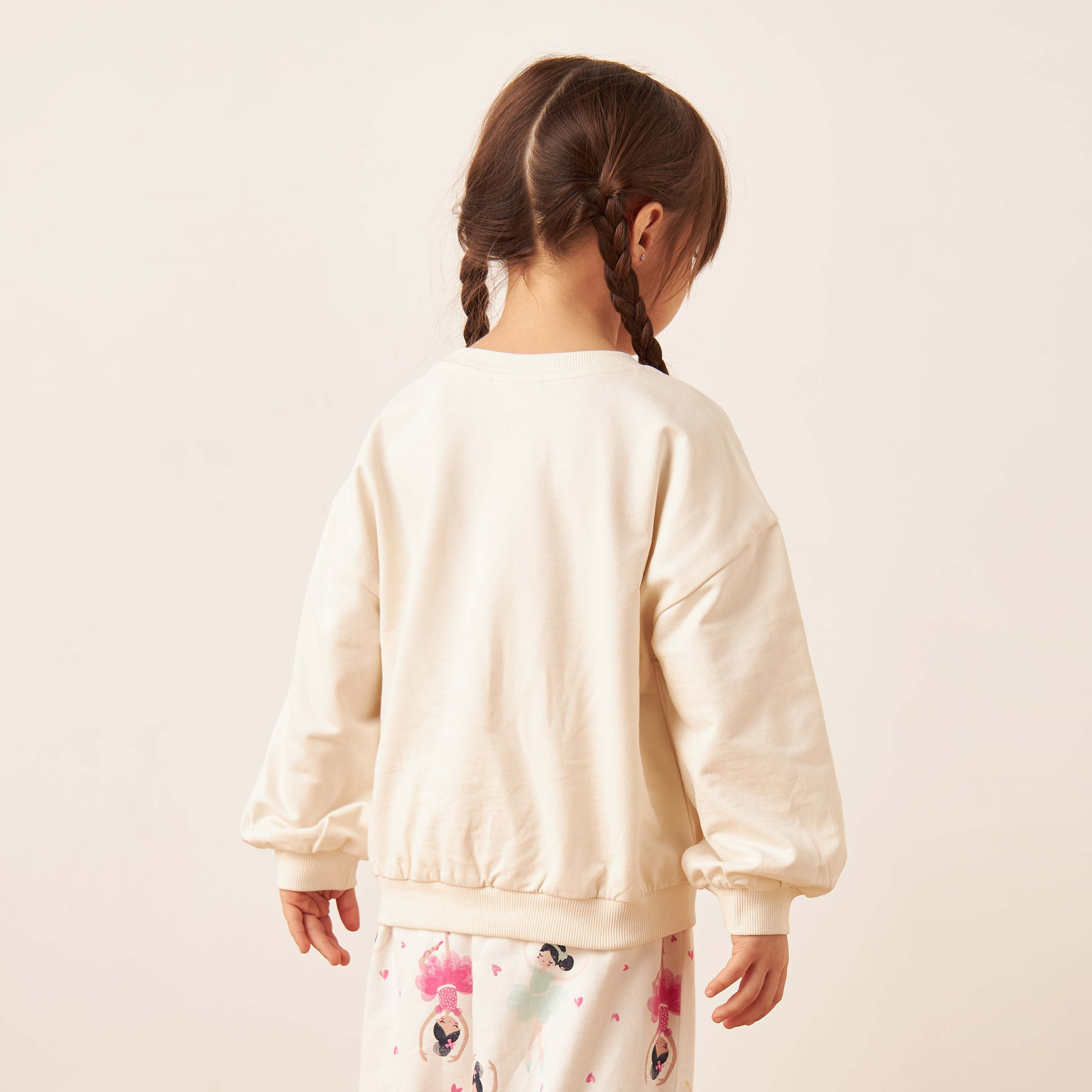 سويت شيرت بأكمام طويلة وطبعات باليرينا من جونيورز-baby-girls-clothing-winterwear-sweatshirts-image-4