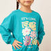 Juniors Floral Print Sweatshirt with Long Sleeves-Sweatshirts-thumbnail-2
