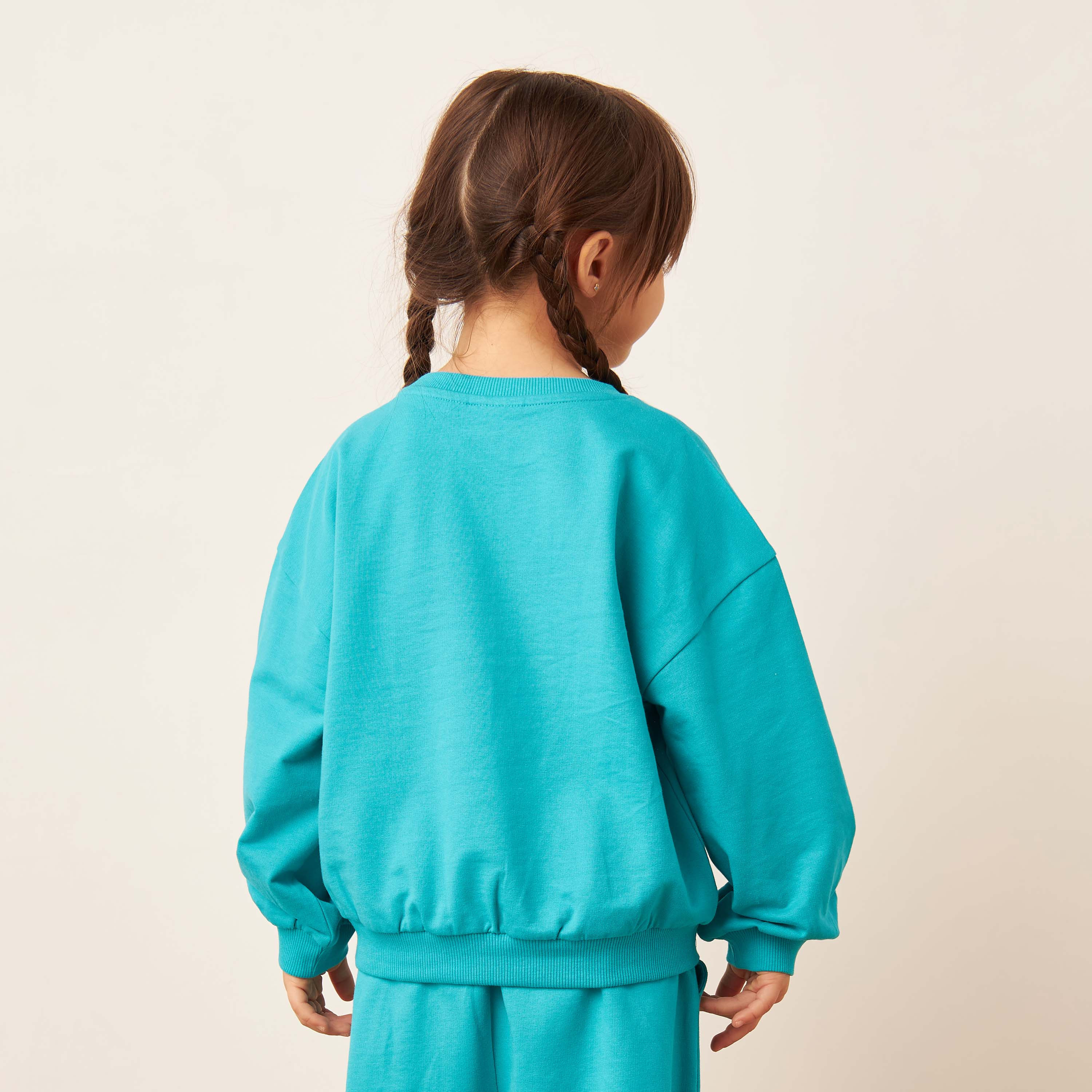 Juniors Floral Print Sweatshirt with Long Sleeves-baby-girls-clothing-winterwear-sweatshirts-image-4