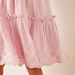 Eligo Schiffli Textured Tiered Skirt with Ruffle Detail and Elasticised Waistband-Skirts-thumbnailMobile-2