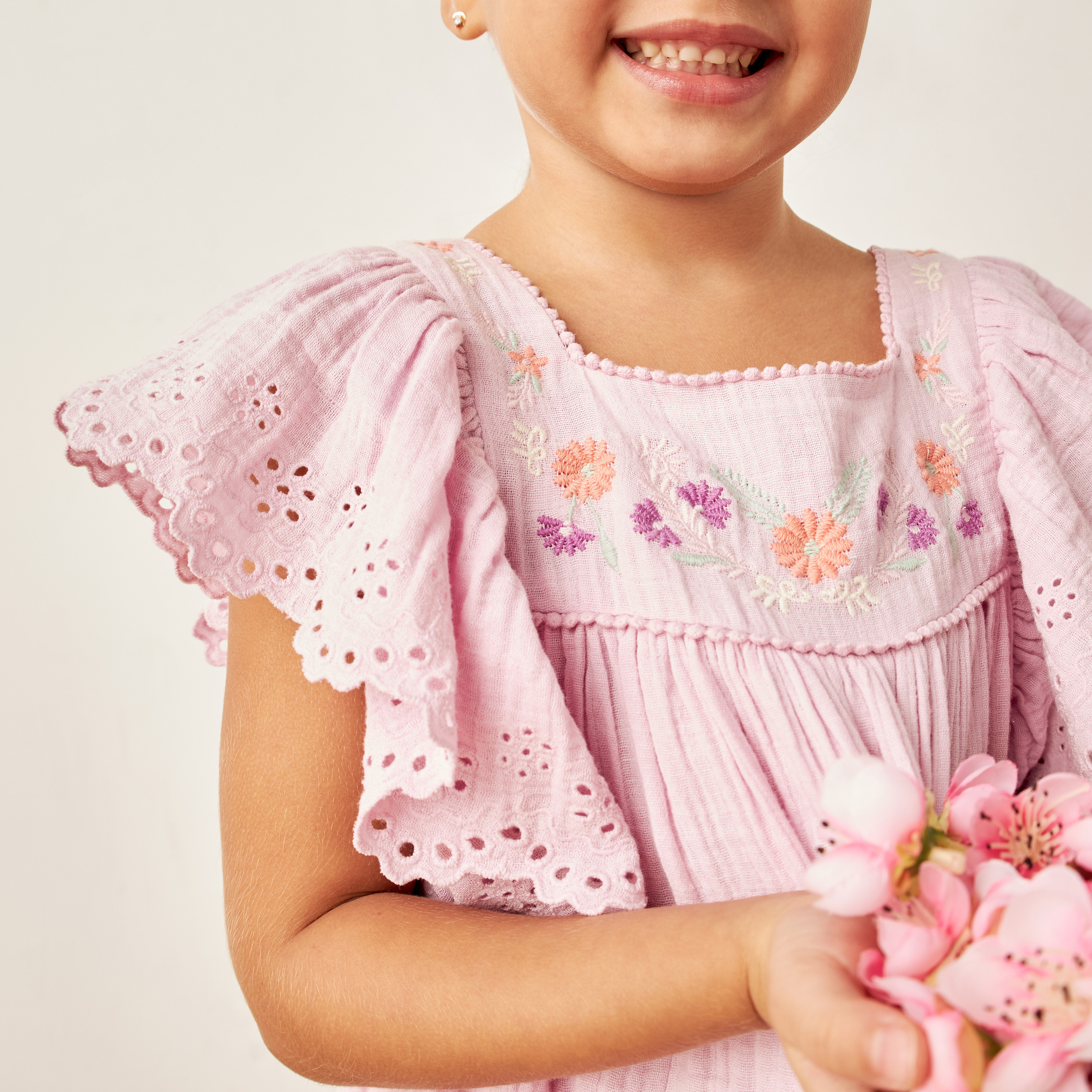 فستان مطرّز بأكمام واسعة من إليجو-girls-clothing-dressesandjumpsuits-image-3